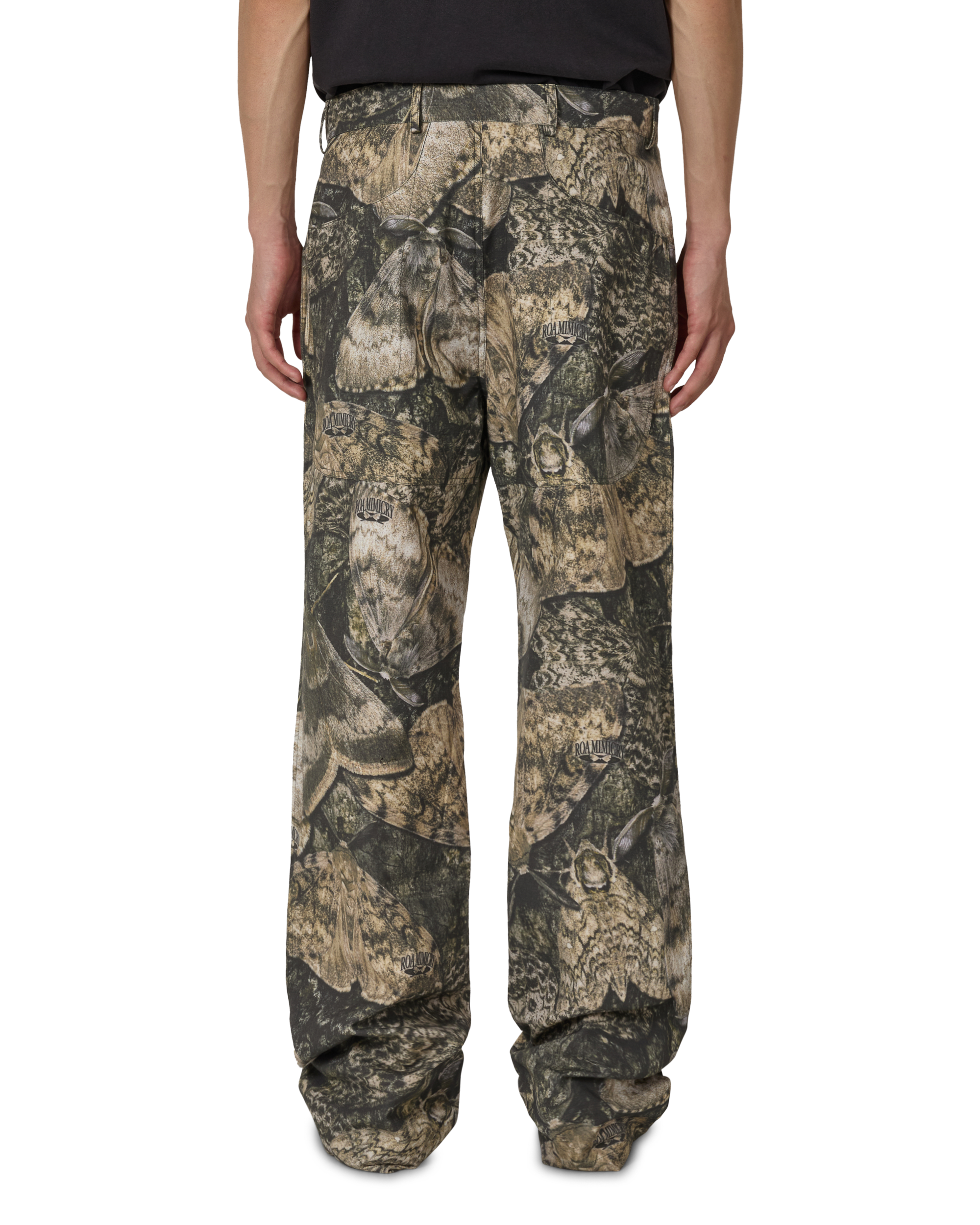 ROA Fomes Moth Print Double Knee Pant Brown J325420-S-Brown 2