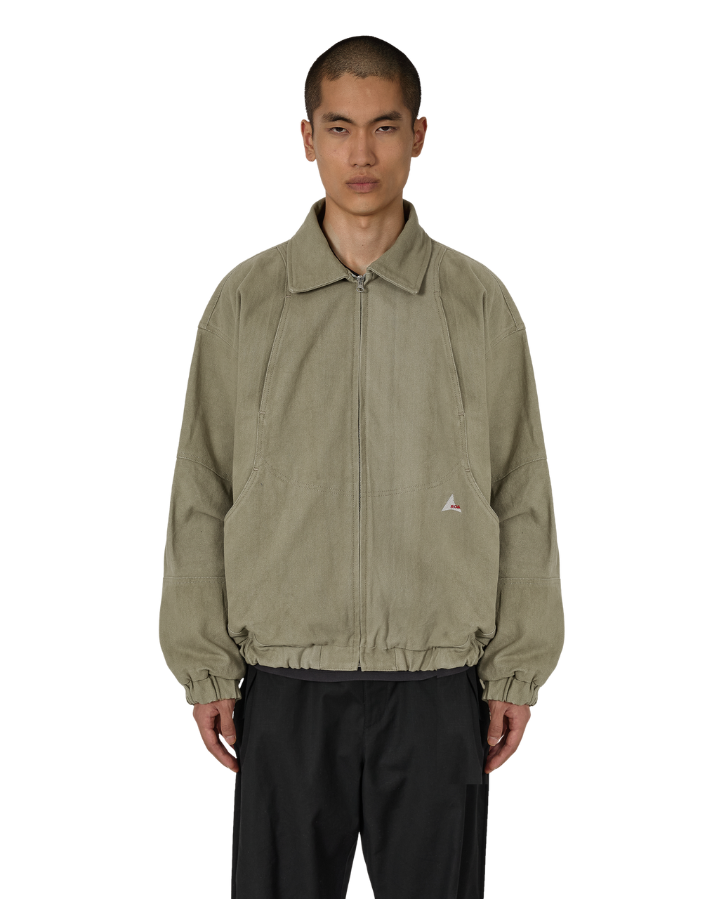 ROA Ash Canvas Jacket Green J325422-S-Green front