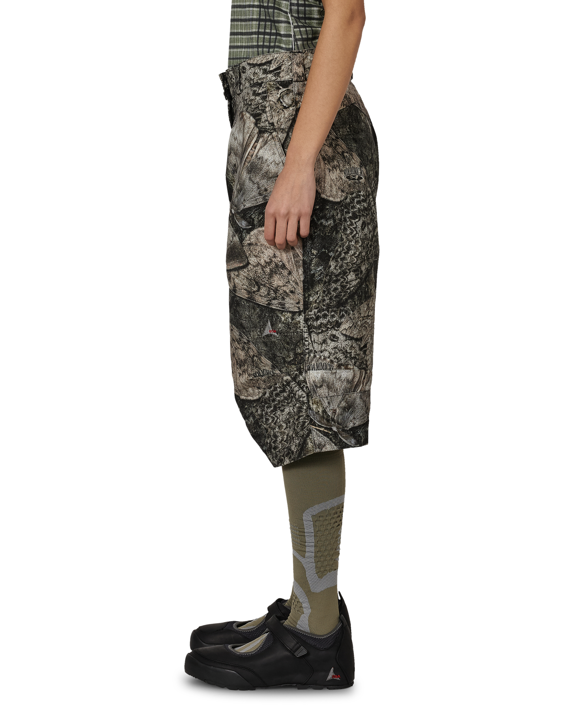 ROA Women's Siera Moth Print 3/4 Pant J325417-XS-Brown 2