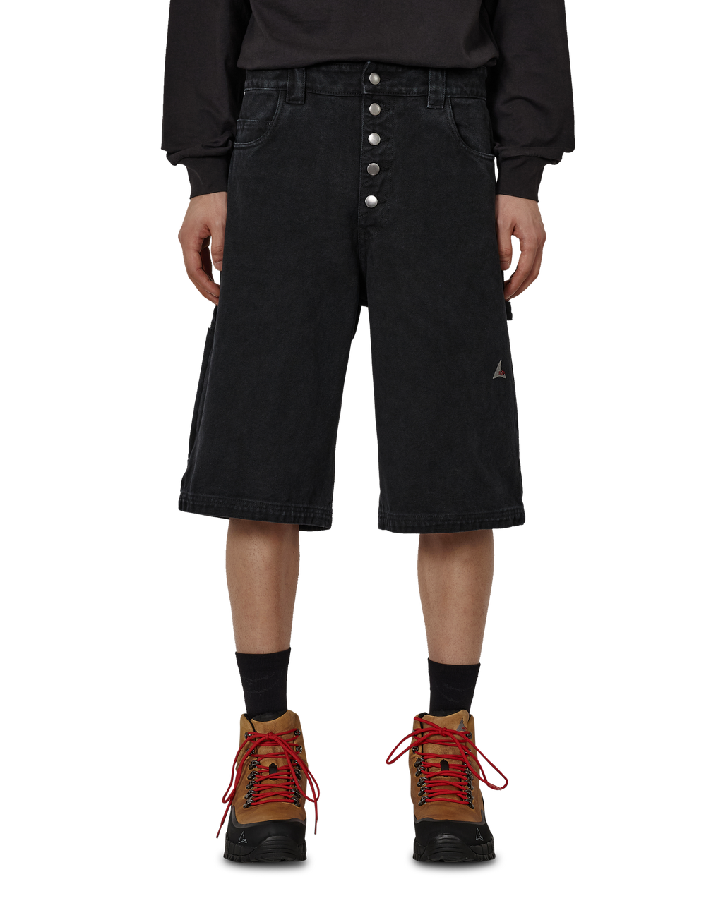 ROA Ash Canvas Shorts J325418-S-Black front