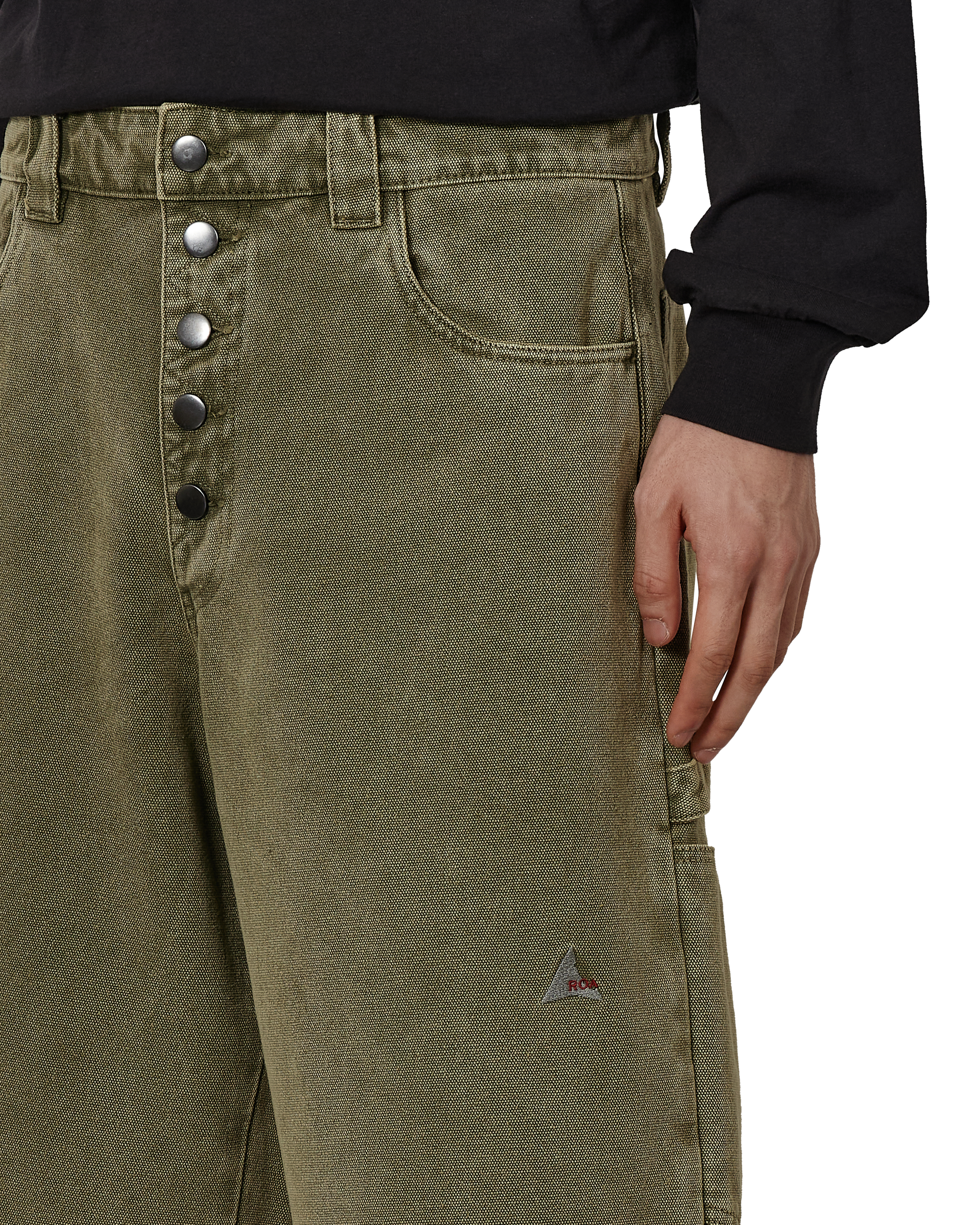 ROA Ash Canvas Shorts J325419-S-Green 5