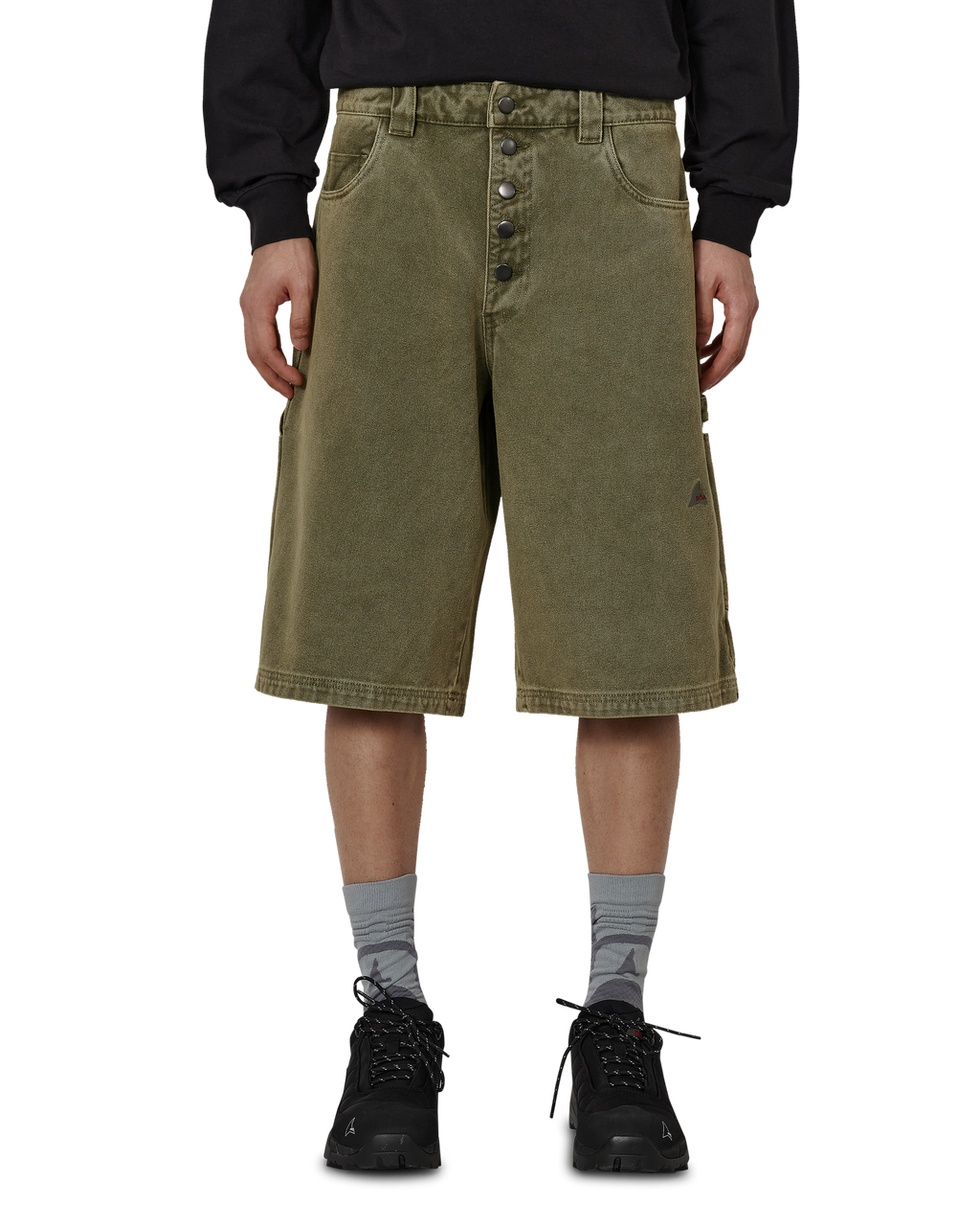 ROA Ash Canvas Shorts J325419-S-Green front