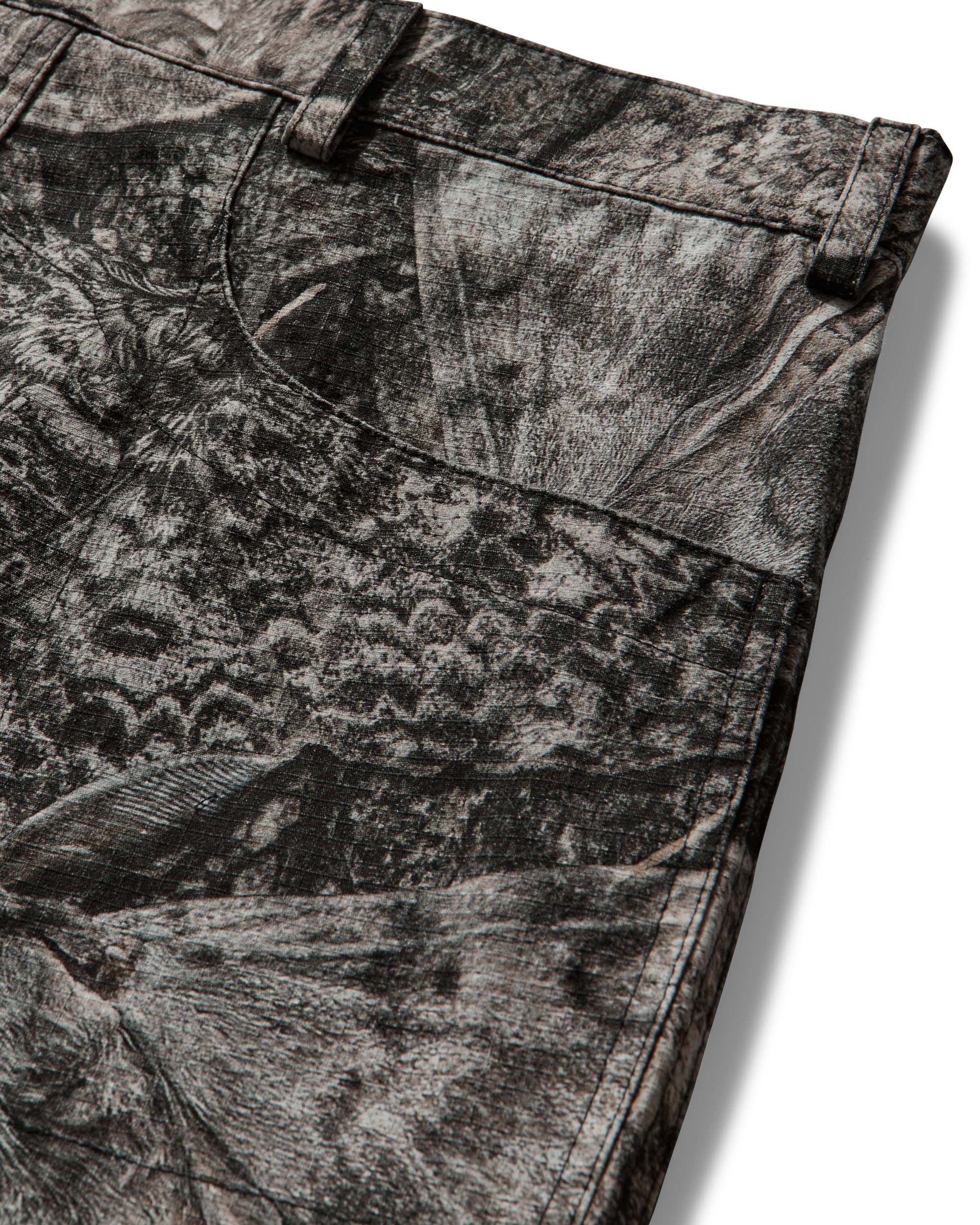 ROA Fomes Moth Print Double Knee Pant J325420-M-Brown 11