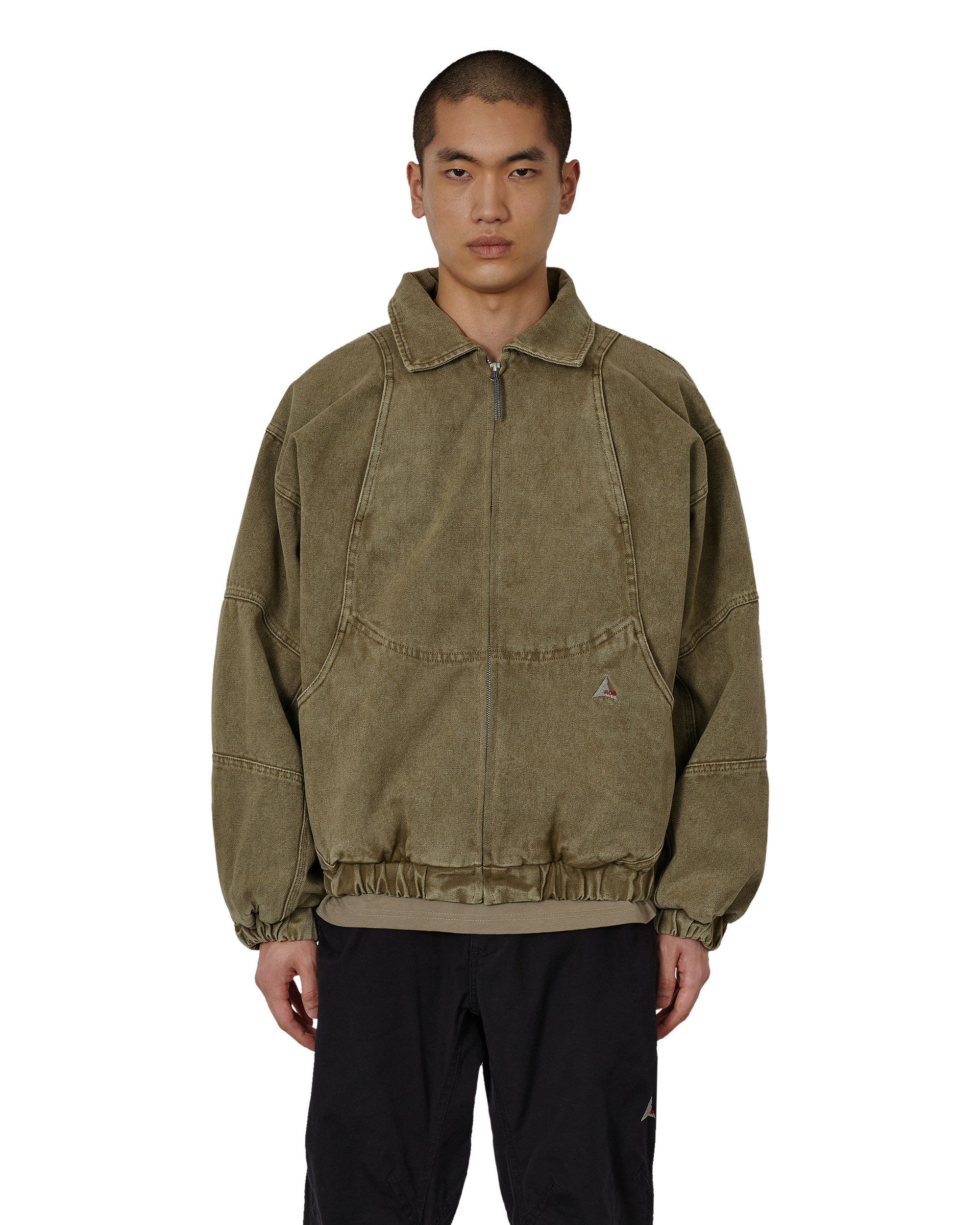 ROA Ash Canvas Jacket J325422-S-Green front