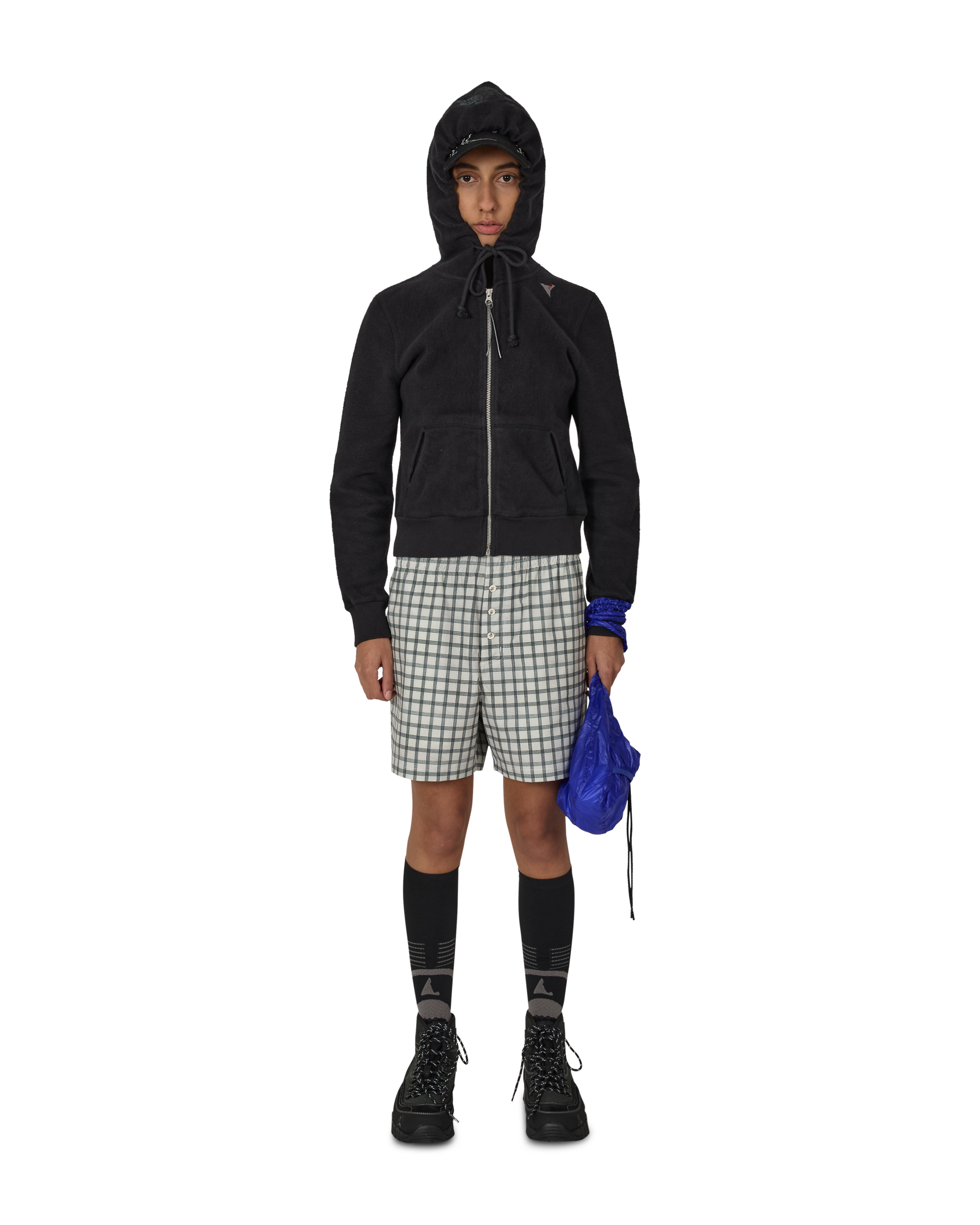 ROA Guniy Inside Out Zip-Up Baby Hoodie J325455-XS-Black 3