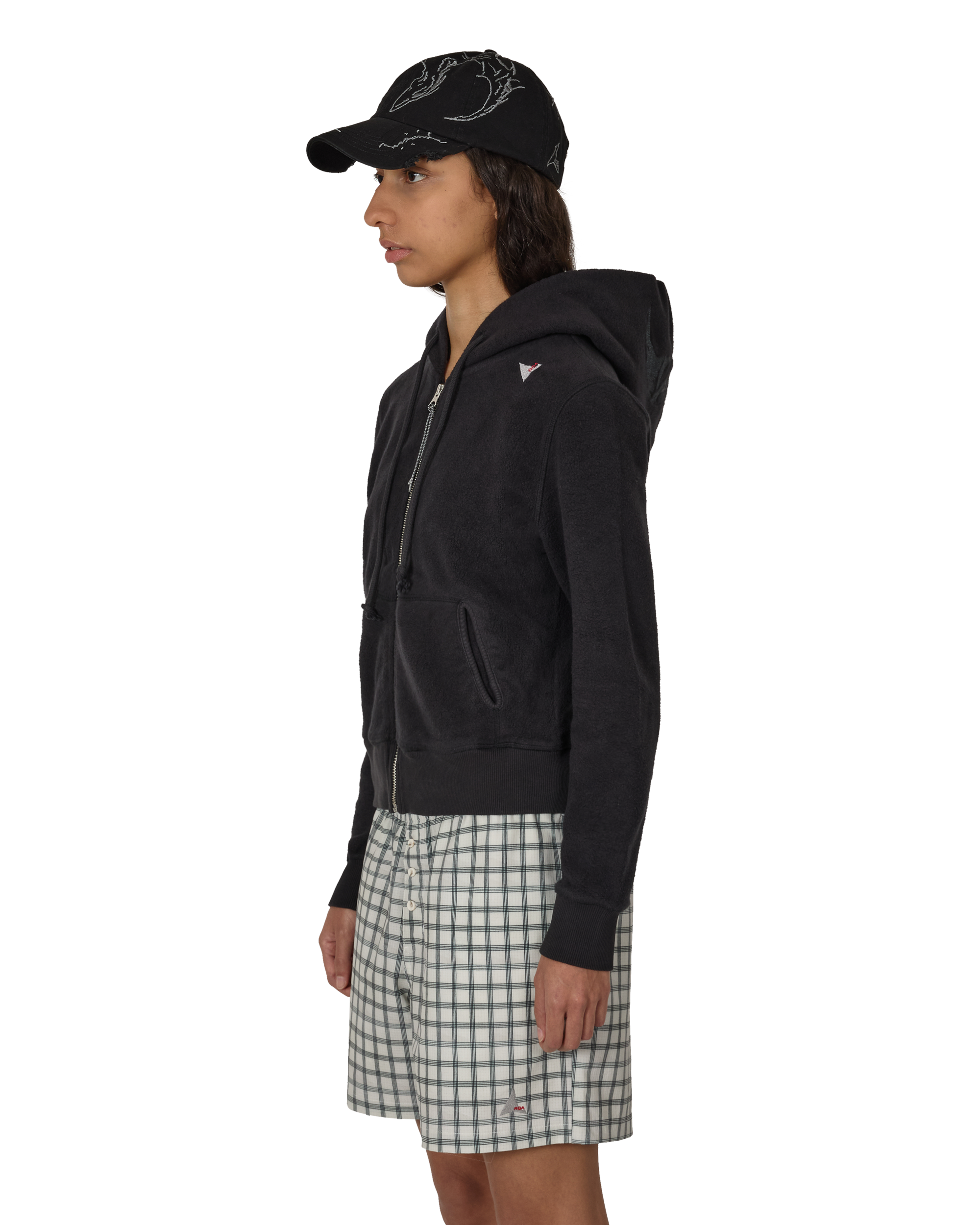 ROA Guniy Inside Out Zip-Up Baby Hoodie J325455-XS-Black 4