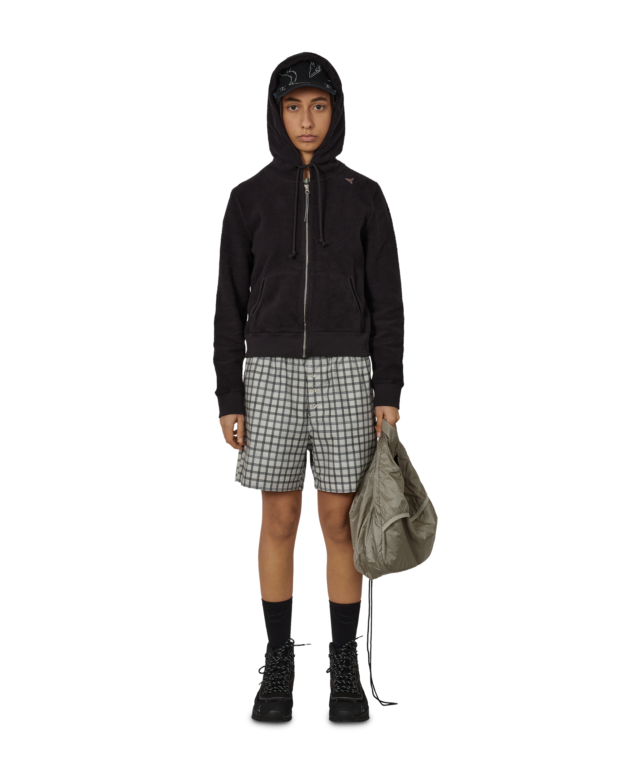 ROA Guniy Inside Out Zip-Up Baby Hoodie J325455-XS-Black 4