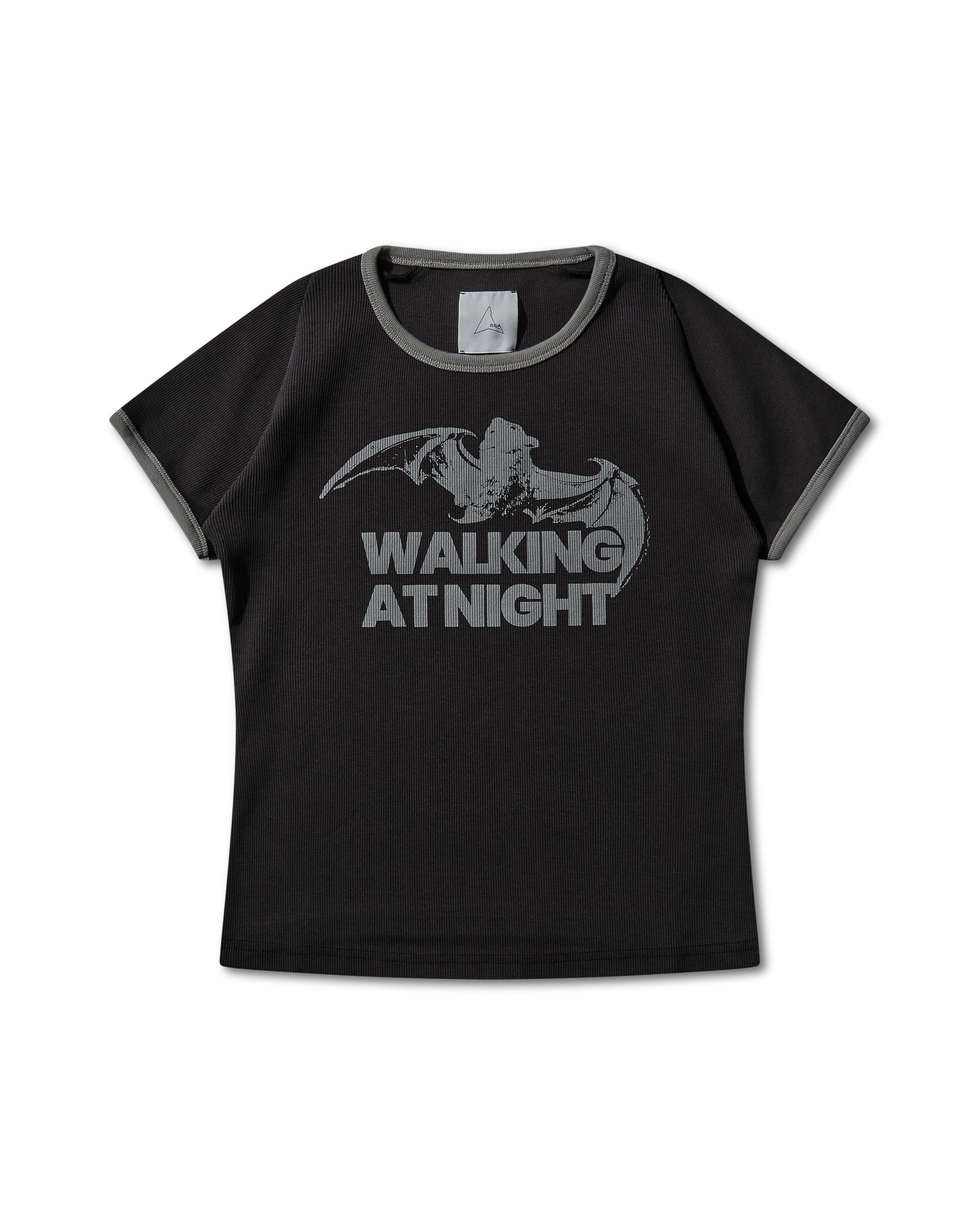 ROA Guniy Ribbed Baby Tee J325465-XS-Black 9