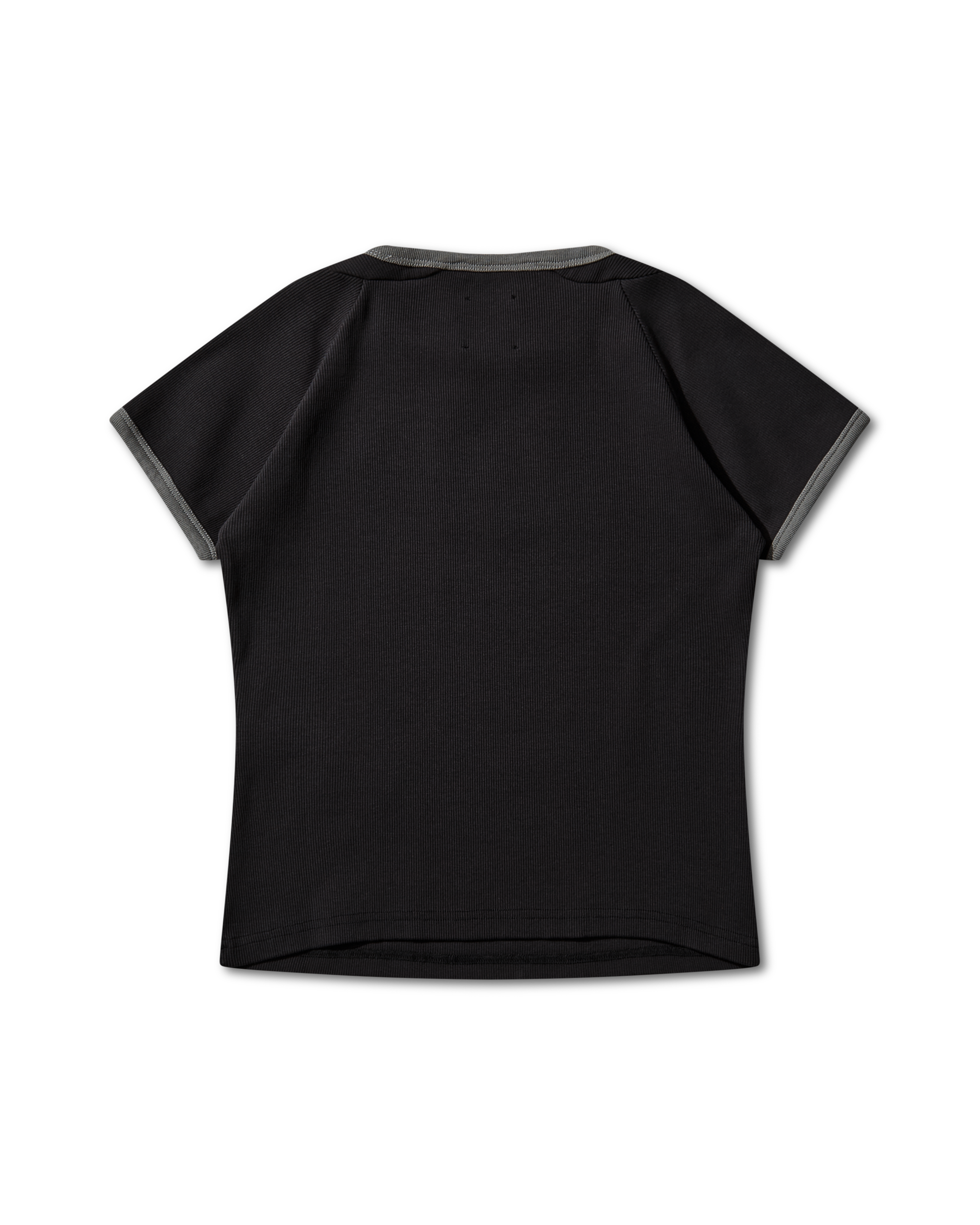 ROA Guniy Ribbed Baby Tee J325465-XS-Black 10