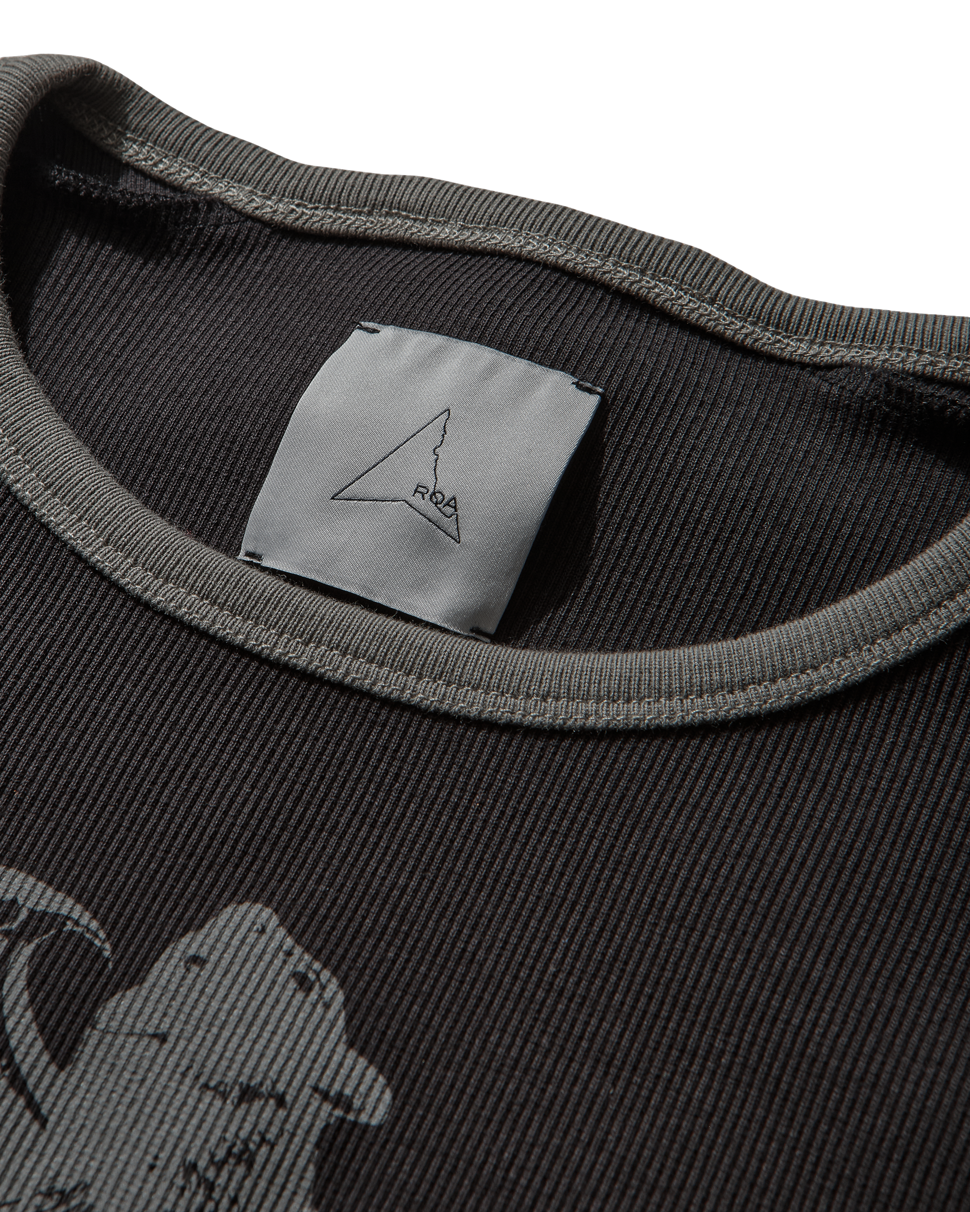 ROA Guniy Ribbed Baby Tee J325465-XS-Black 12