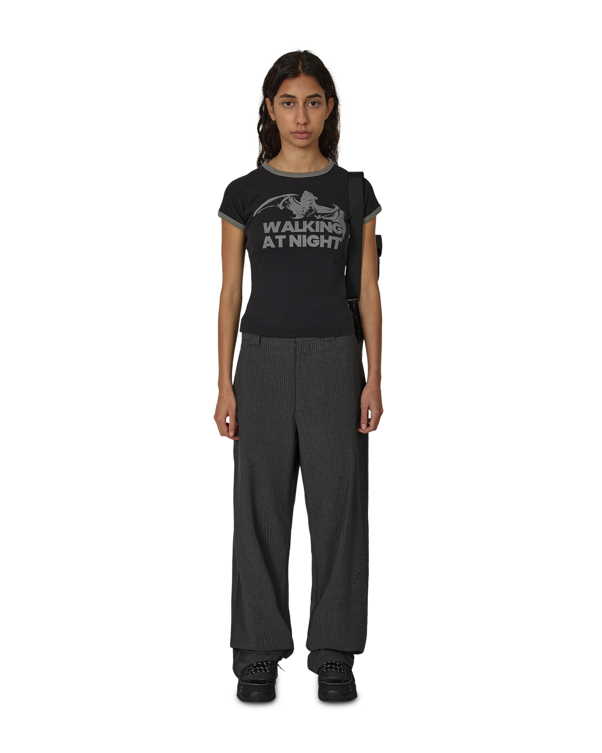 ROA Guniy Ribbed Baby Tee J325465-XS-Black 4