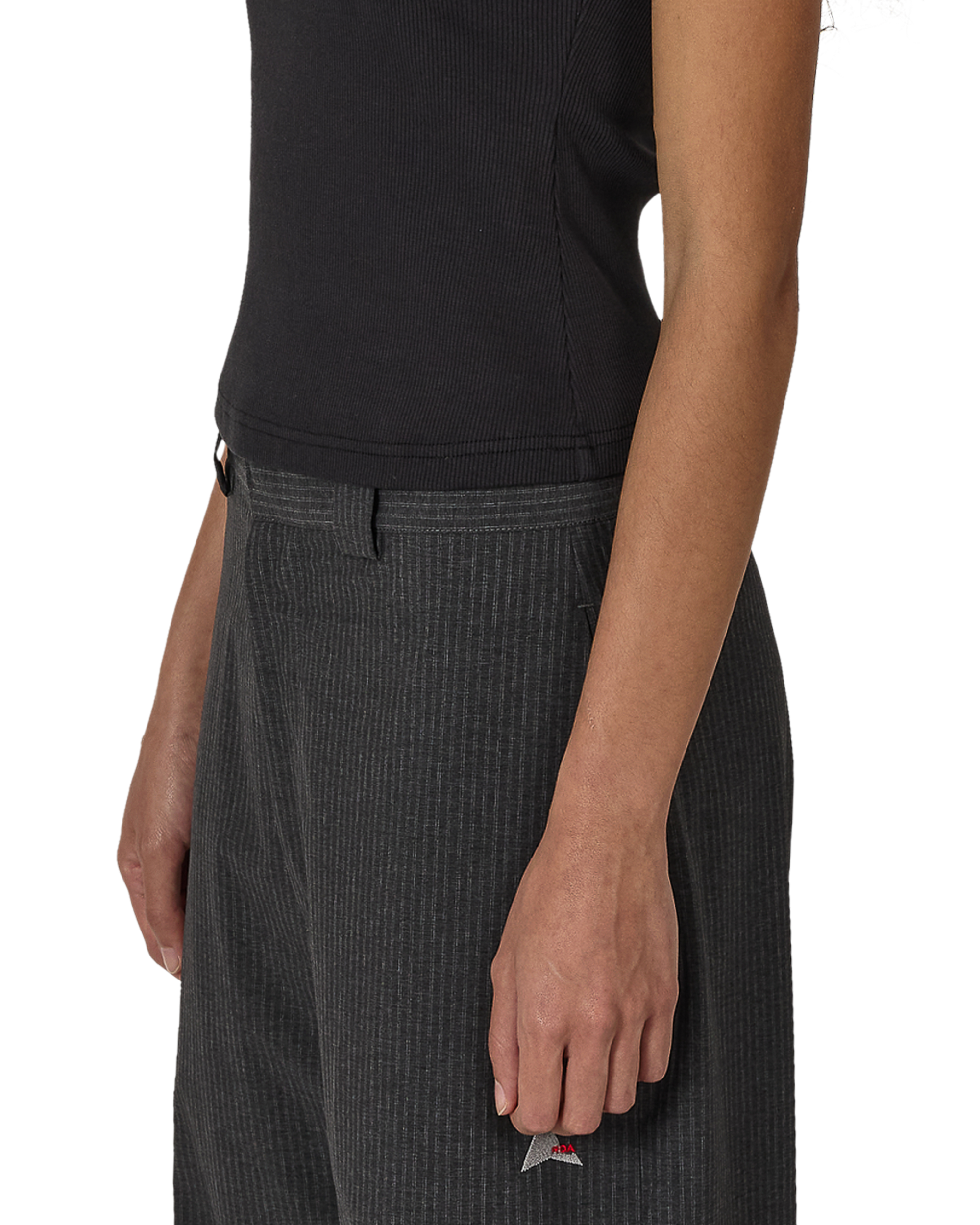 ROA Guniy Ribbed Baby Tee J325465-XS-Black 6