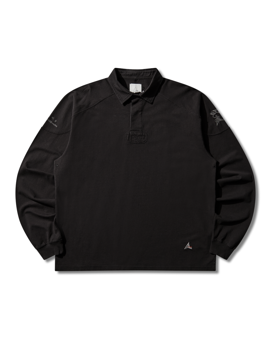 ROA Astrio Long Sleeve Polo J325475-S-Black front