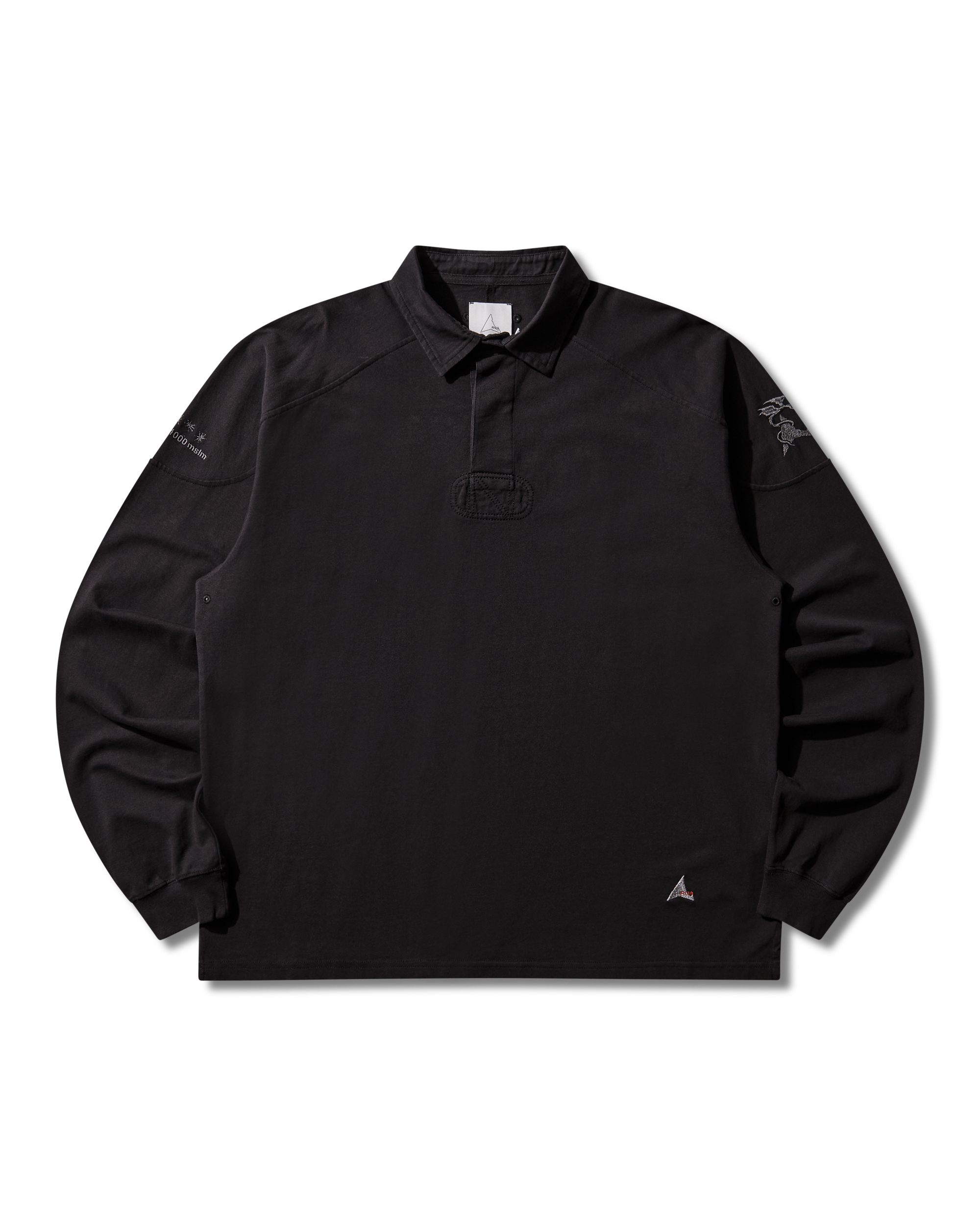 ROA Astrio Long Sleeve Polo J325475-S-Black 9