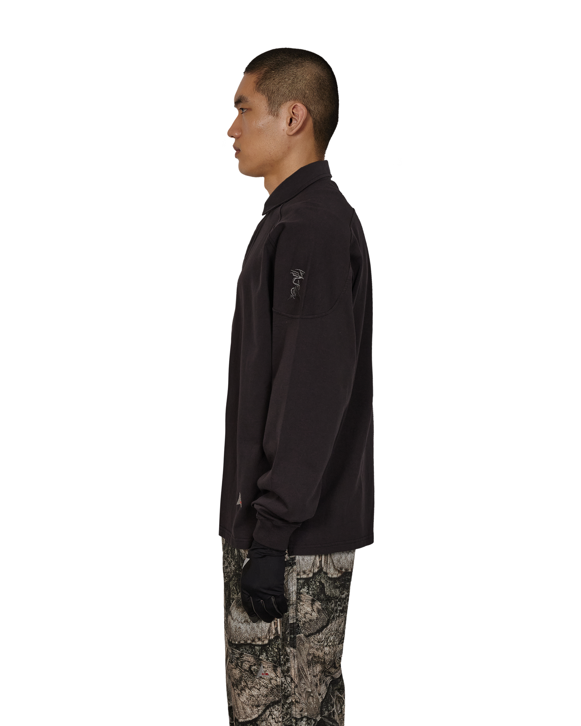 ROA Astrio Long Sleeve Polo J325475-S-Black 2