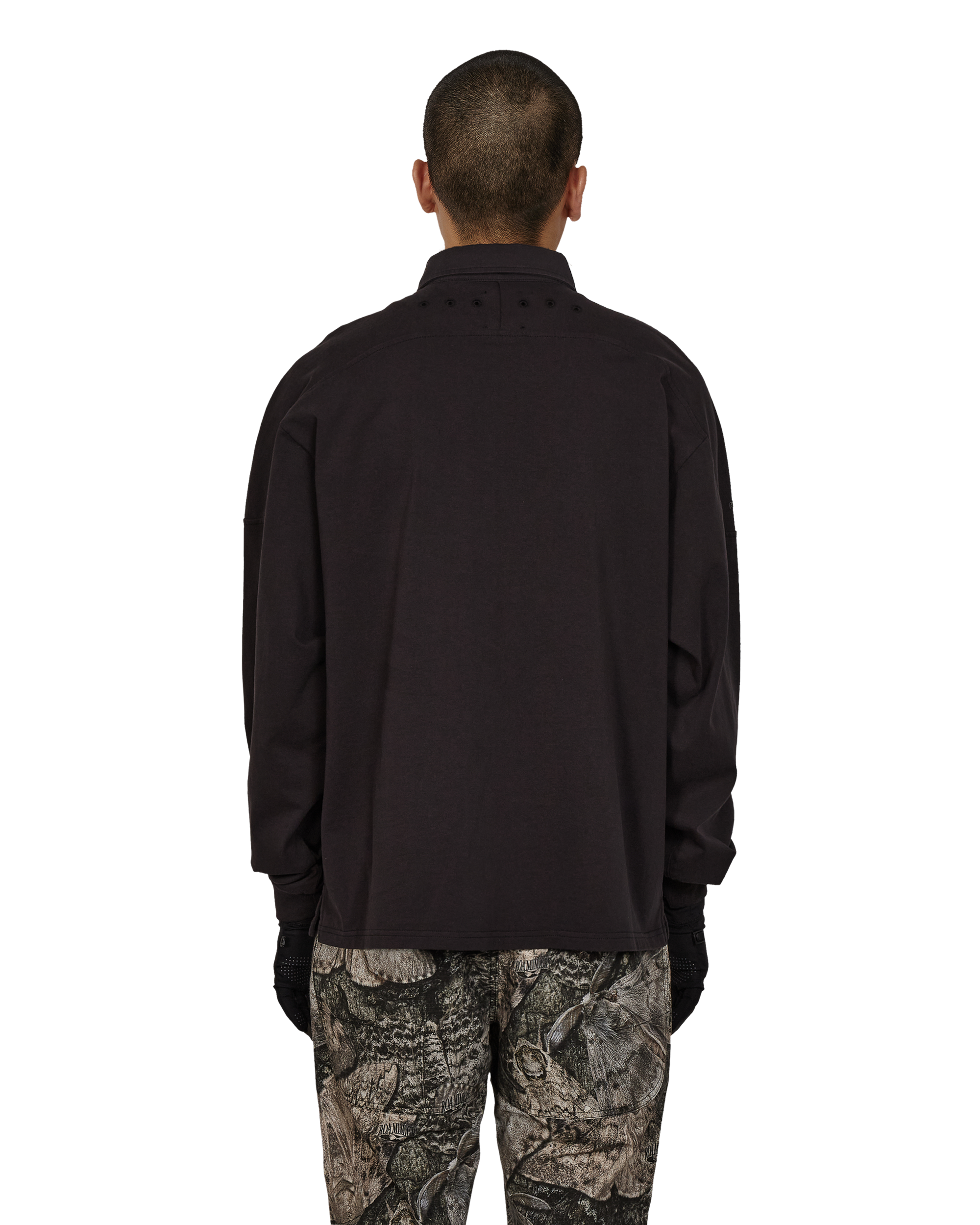 ROA Astrio Long Sleeve Polo J325475-S-Black 3