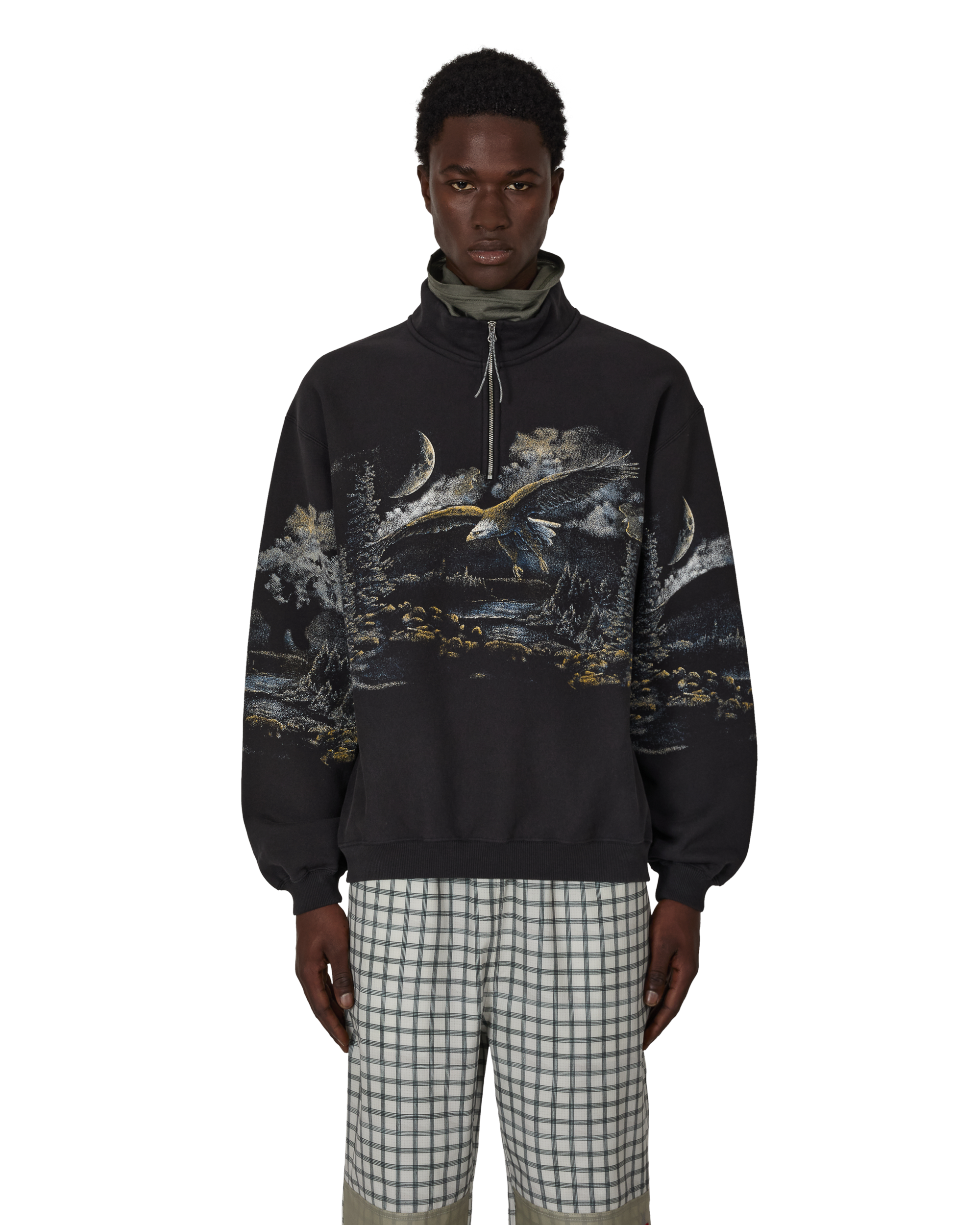 ROA Fai Half Zip Sweater J325476-S-Black front