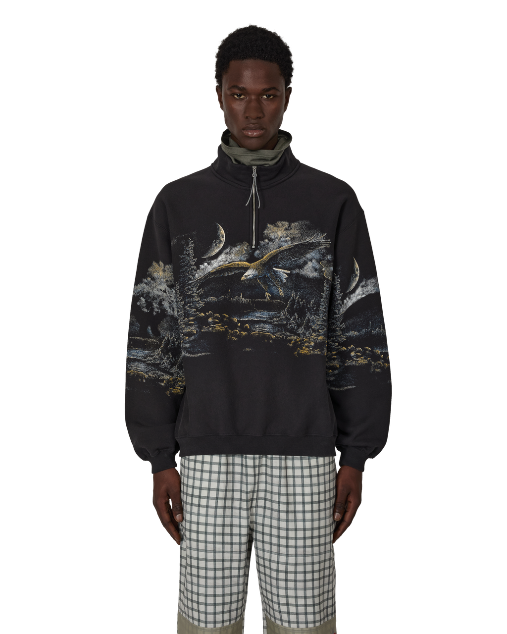 ROA Fai Half Zip Sweater J325476-S-Black front