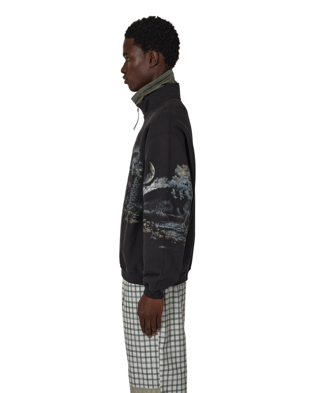 ROA Fai Half Zip Sweater J325476-S-Black front