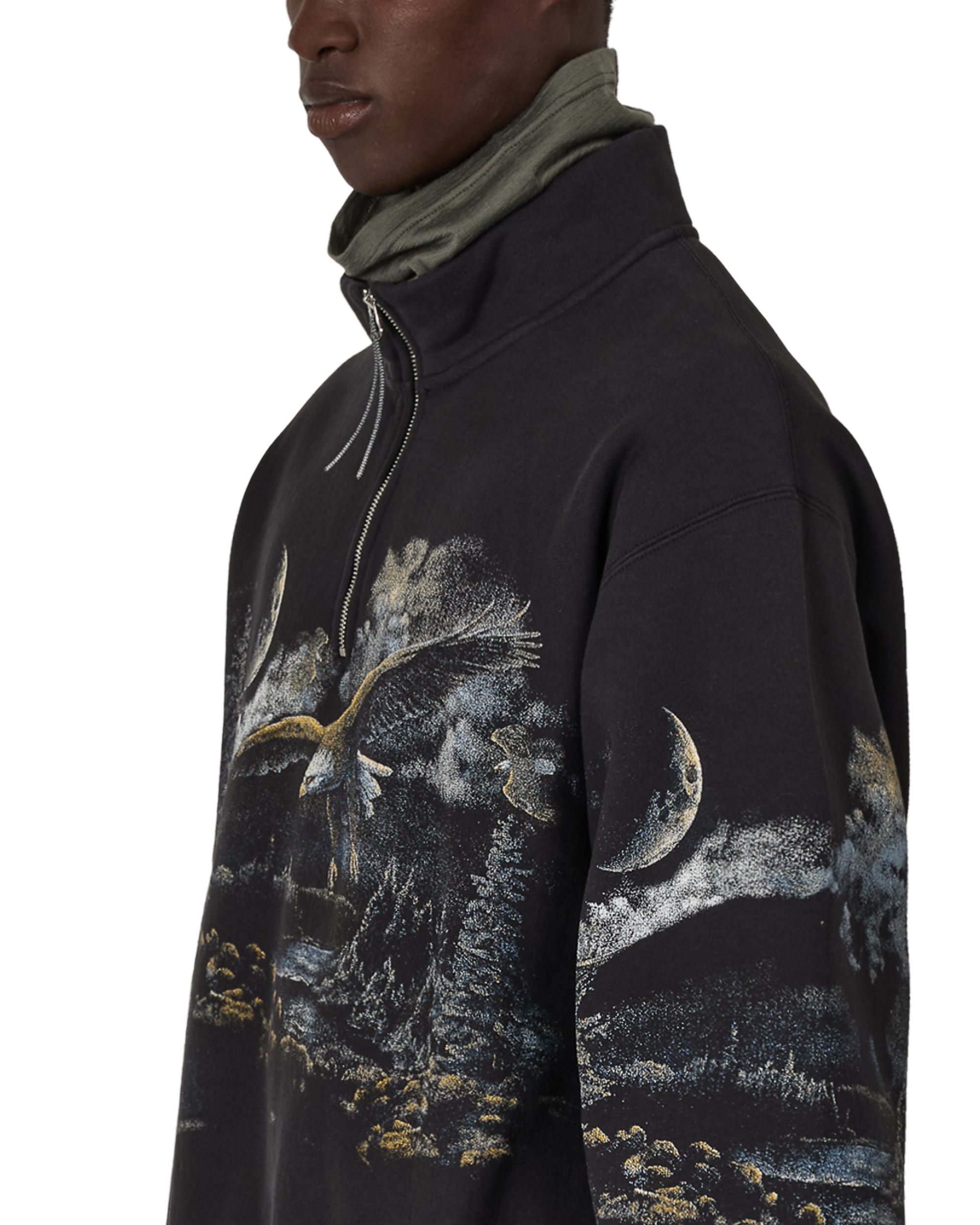 ROA Fai Half Zip Sweater J325476-S-Black 5