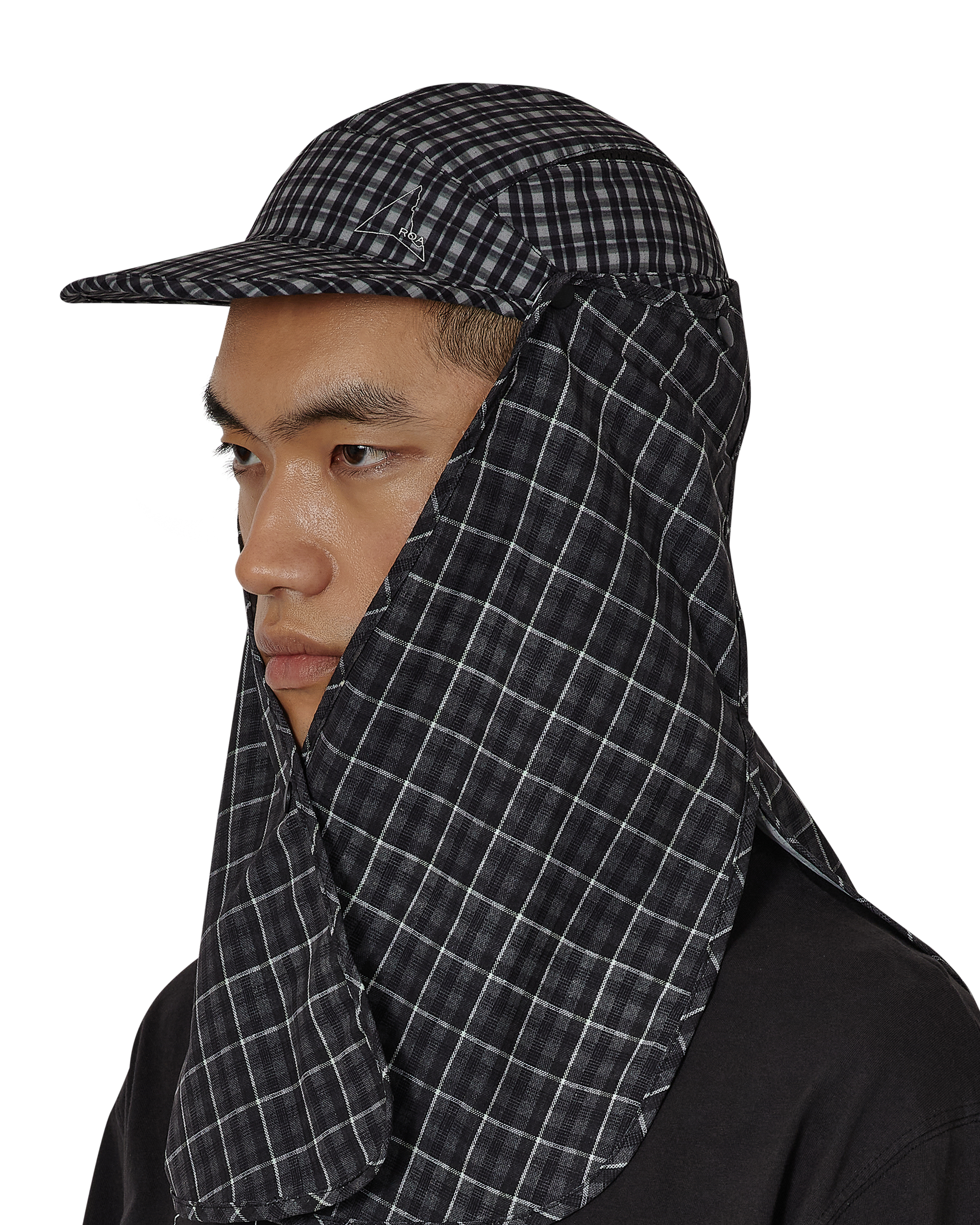 ROA Aair Floweave Printed Check Desert Cap J325788-ONE SIZE-Grey 11