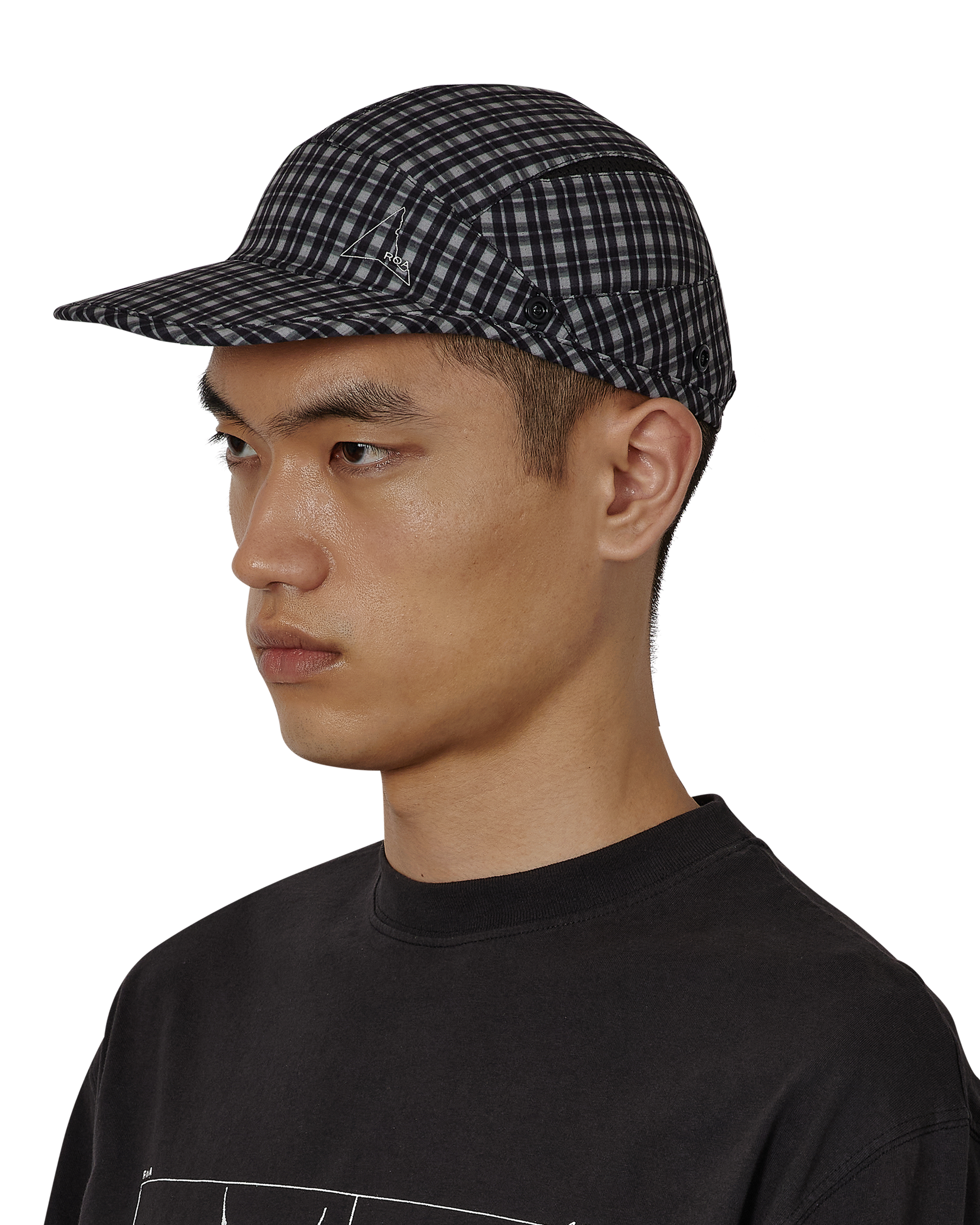ROA Aair Floweave Printed Check Desert Cap J325788-ONE SIZE-Grey 12