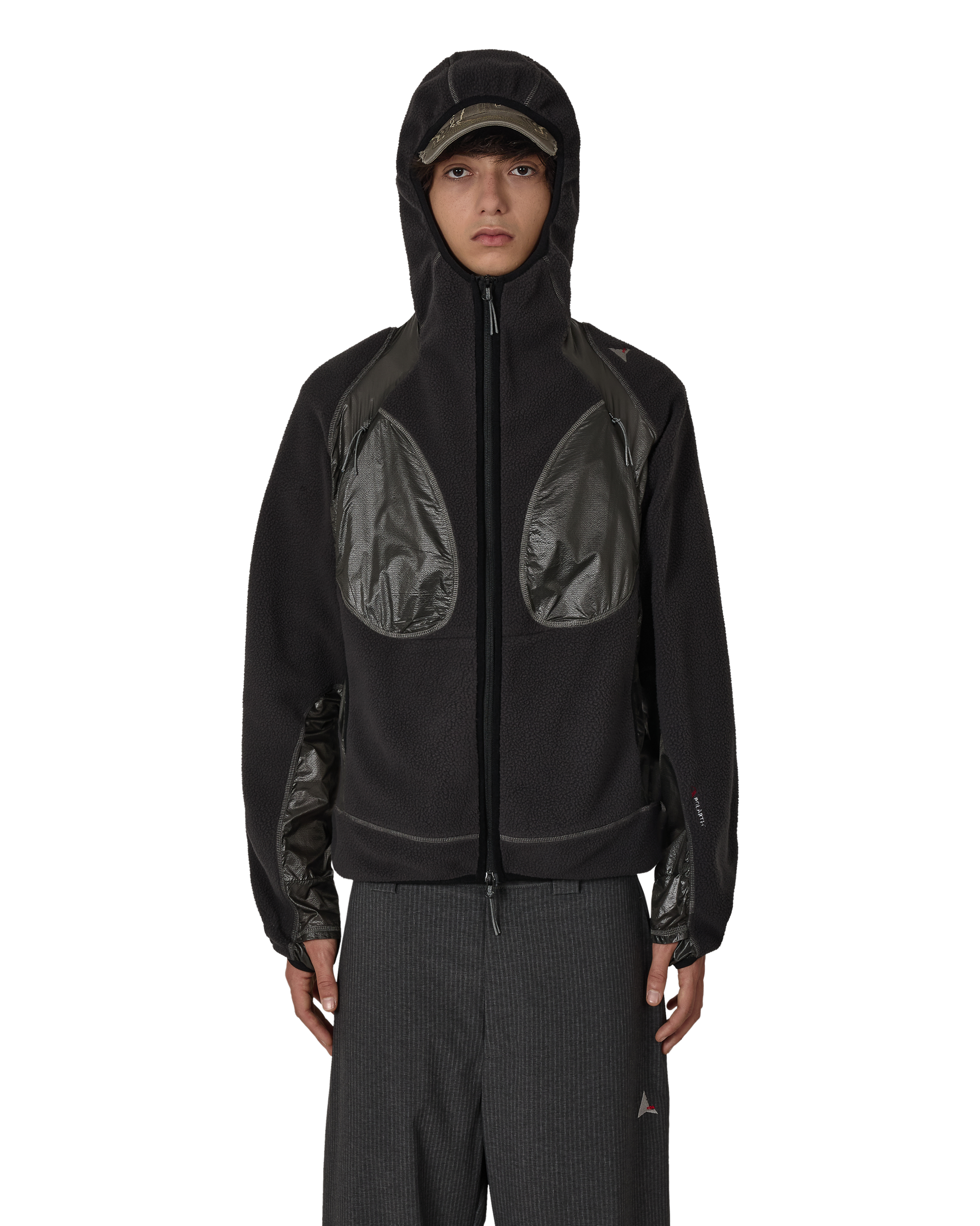 ROA Ocular Polartec Thermal Pro Zip Up Hoodie J325819-S-Black front