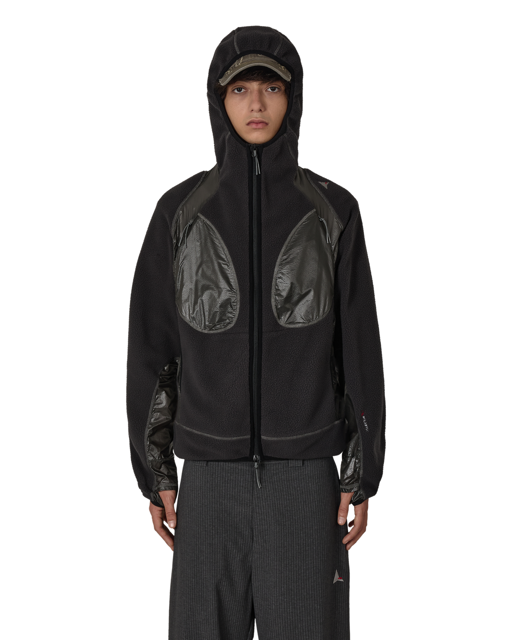 ROA Ocular Polartec Thermal Pro Zip Up Hoodie J325819-S-Black front