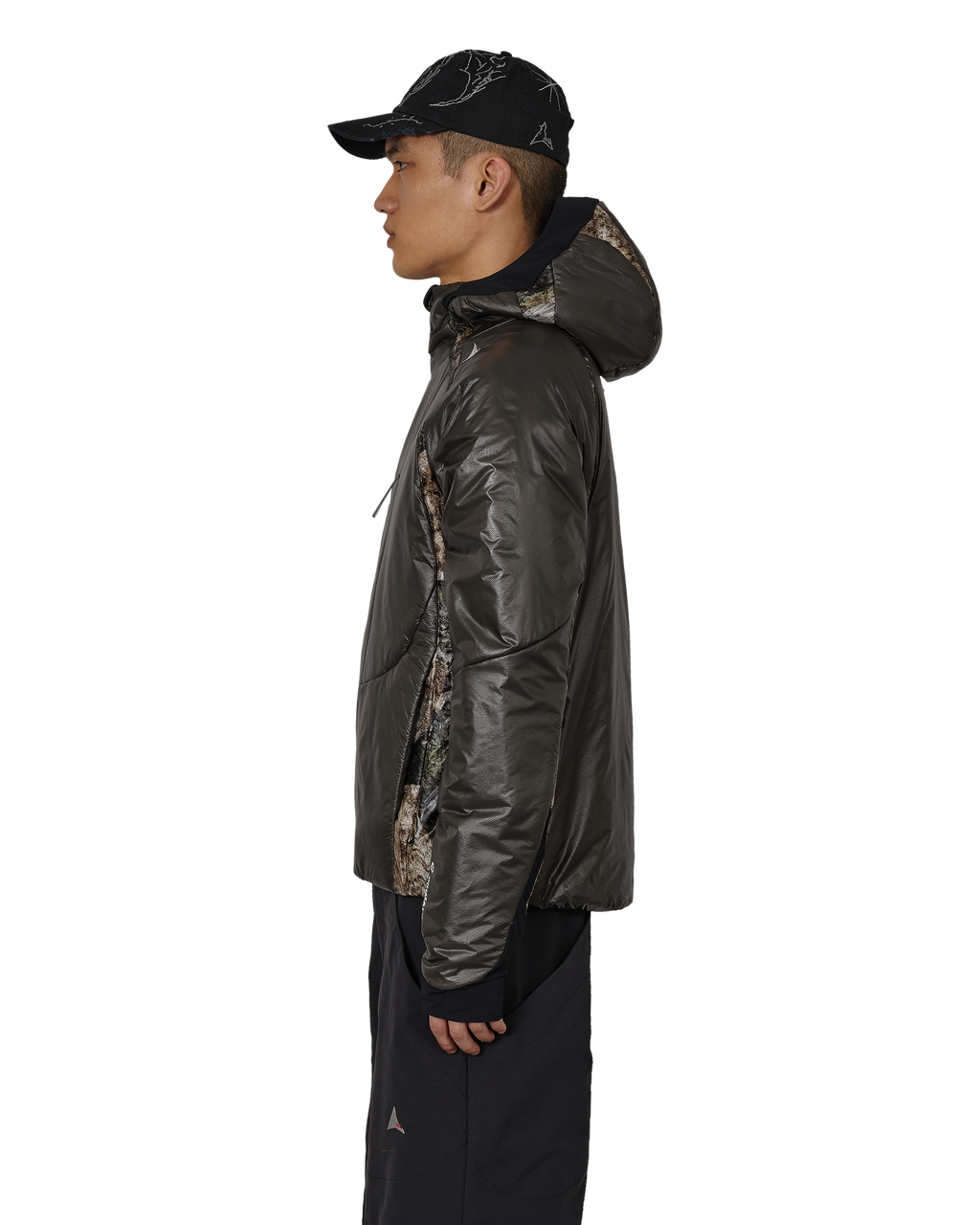 ROA Hima Primaloft Moth Print Insulated Synthetic Jacket J325812-S-Grey front