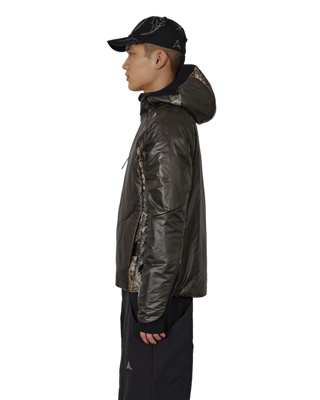 ROA Hima Primaloft Moth Print Insulated Synthetic Jacket J325812-S-Grey front