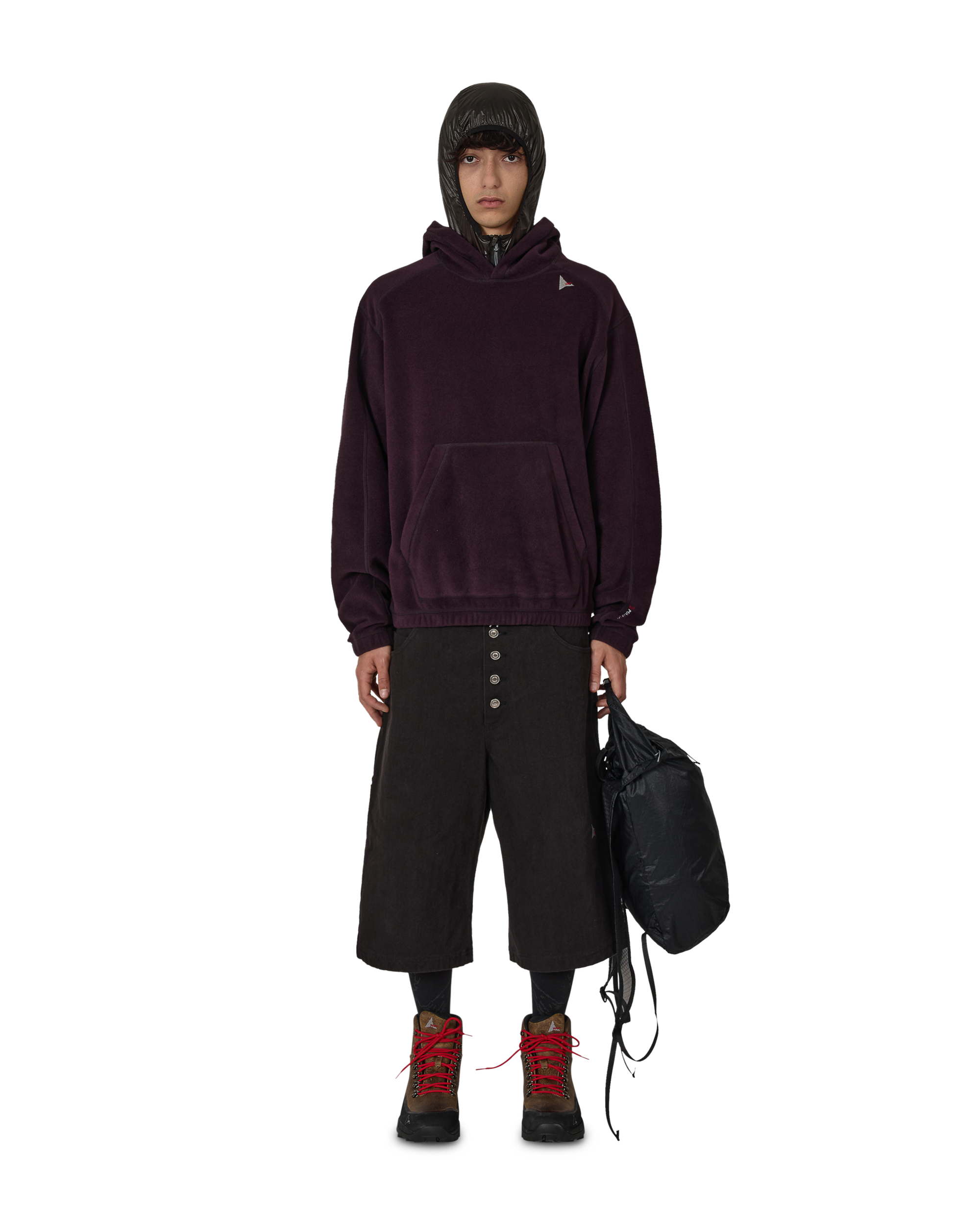 ROA Drowi Polartec 100 Series Fleece Hoodie J325818-S-Purple 4