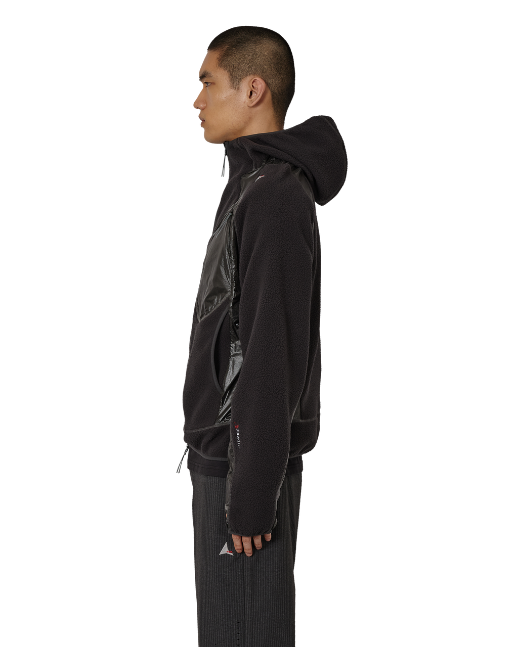 ROA Ocular Polartec Thermal Pro Zip Up Hoodie J325819-S-Black front