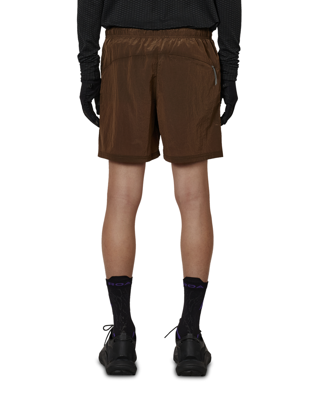 ROA Helder 5 Inch Shorts J325823-S-Brown front