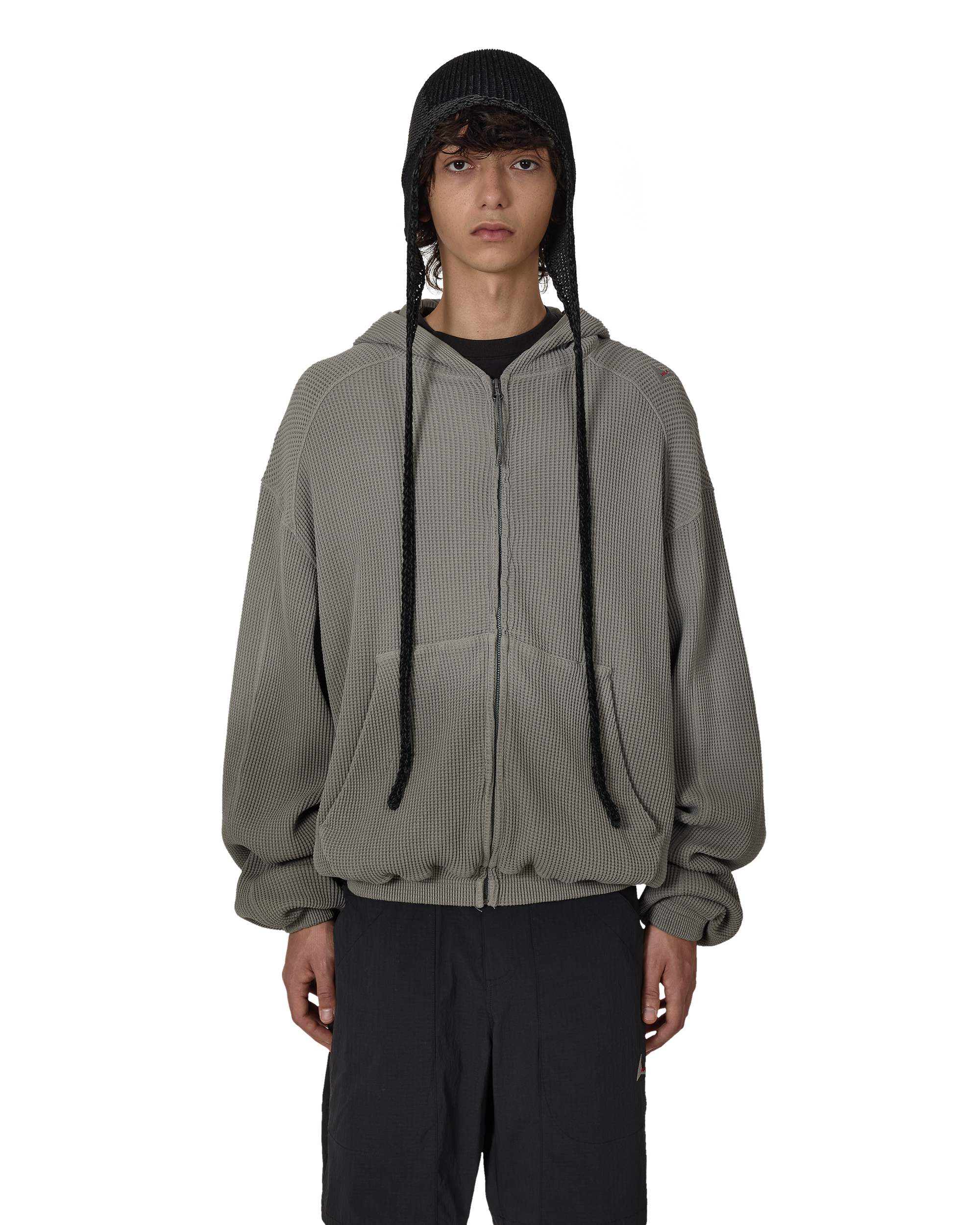 ROA Logo Bonnet Cotton Beanie J328322-ONE SIZE-Black 5