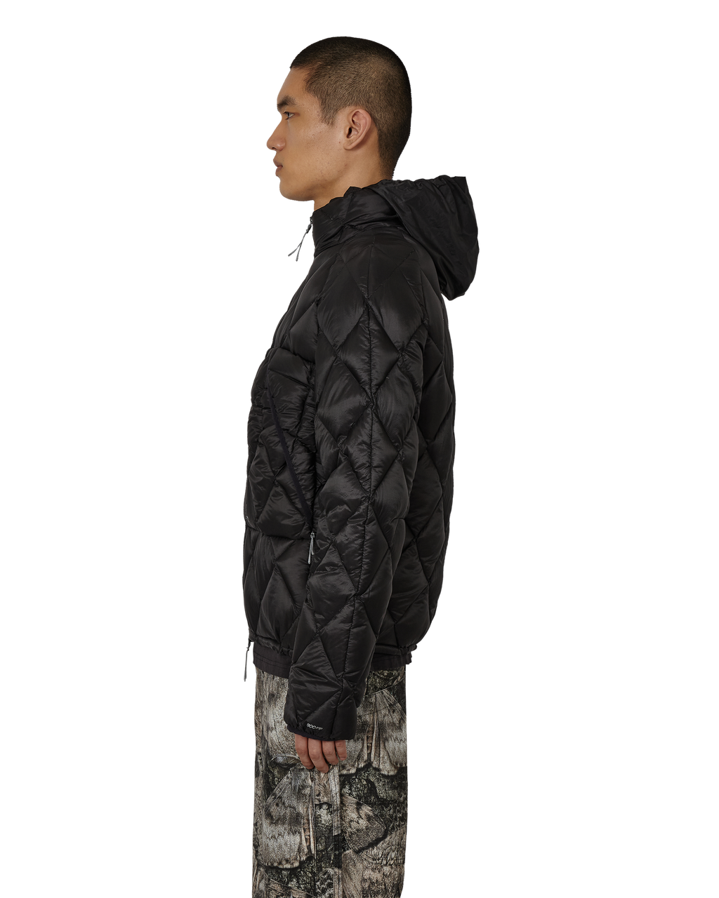 ROA Nuna 800 Fill Power Hooded Down Jacket J328797-S-Black front