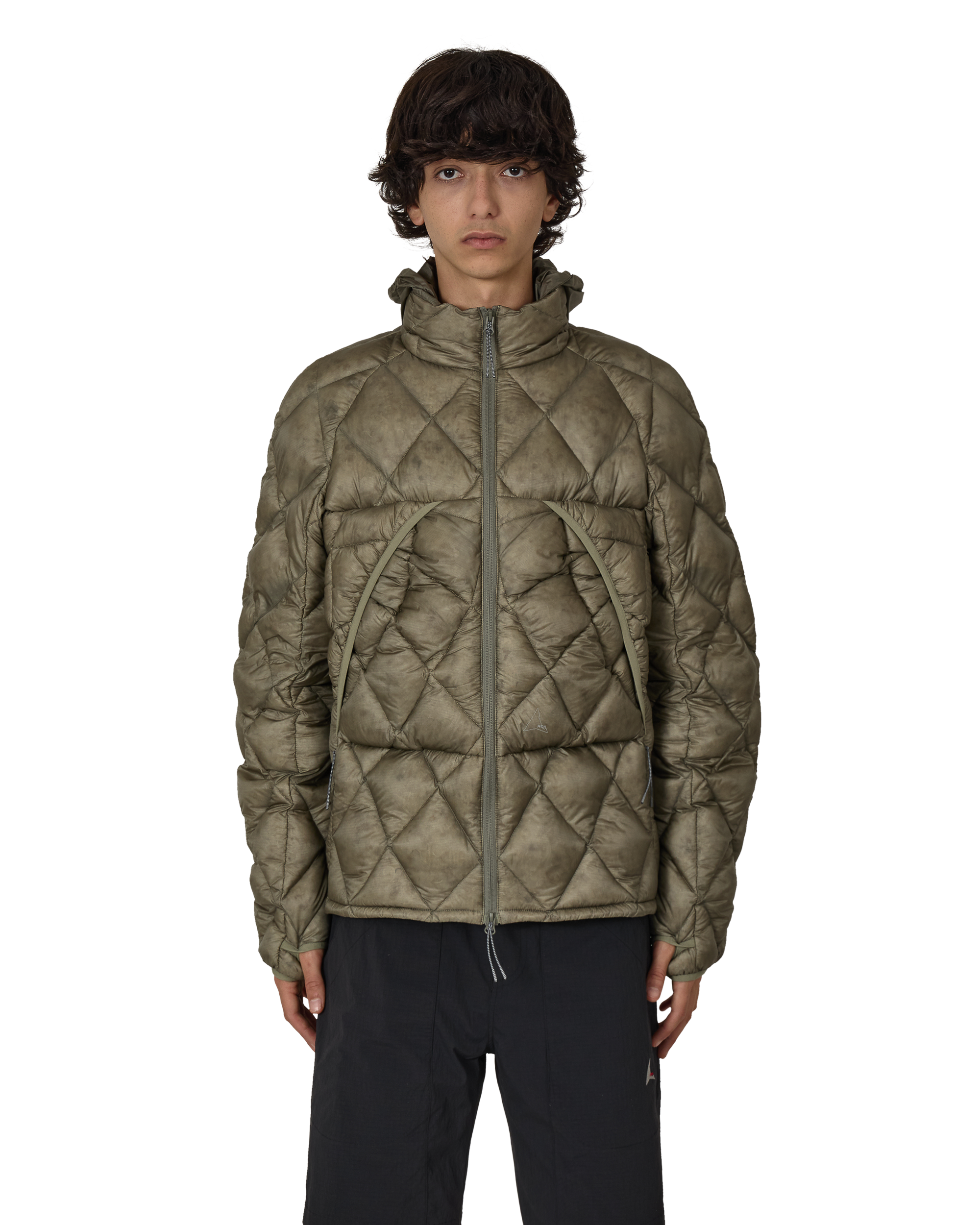 ROA Nuna 800 Fill Power Hooded Down Jacket J328799-XS-Green front