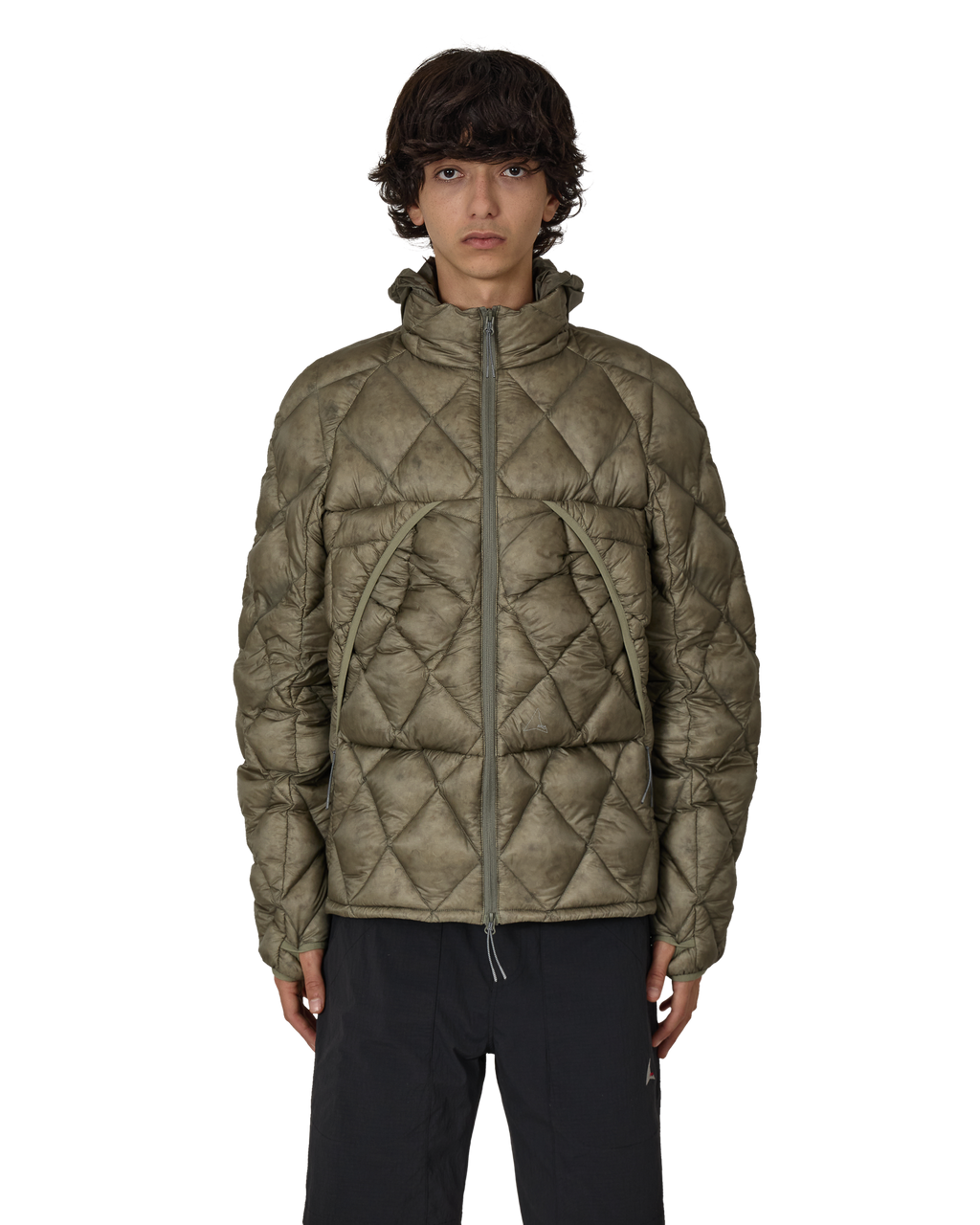 ROA Nuna 800 Fill Power Hooded Down Jacket J328799-XS-Green front