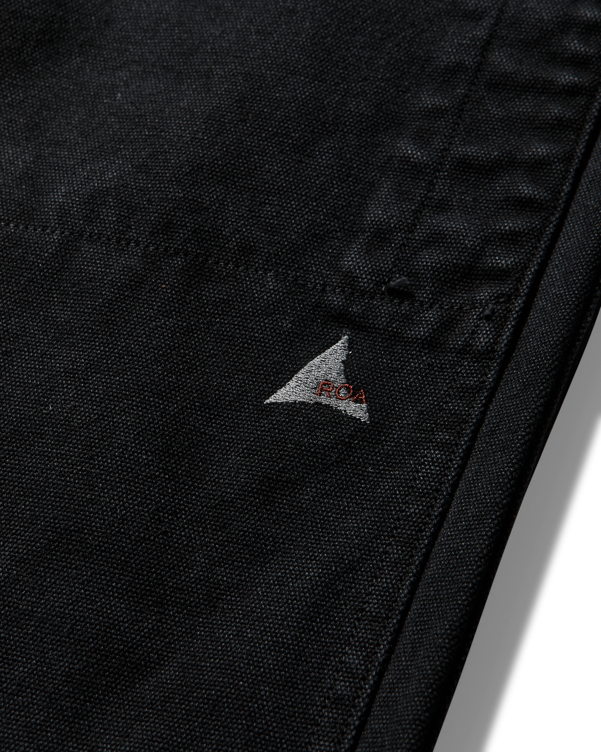 ROA Fomes Double Knee Washed Canvas Pant J328863-S-Black 12