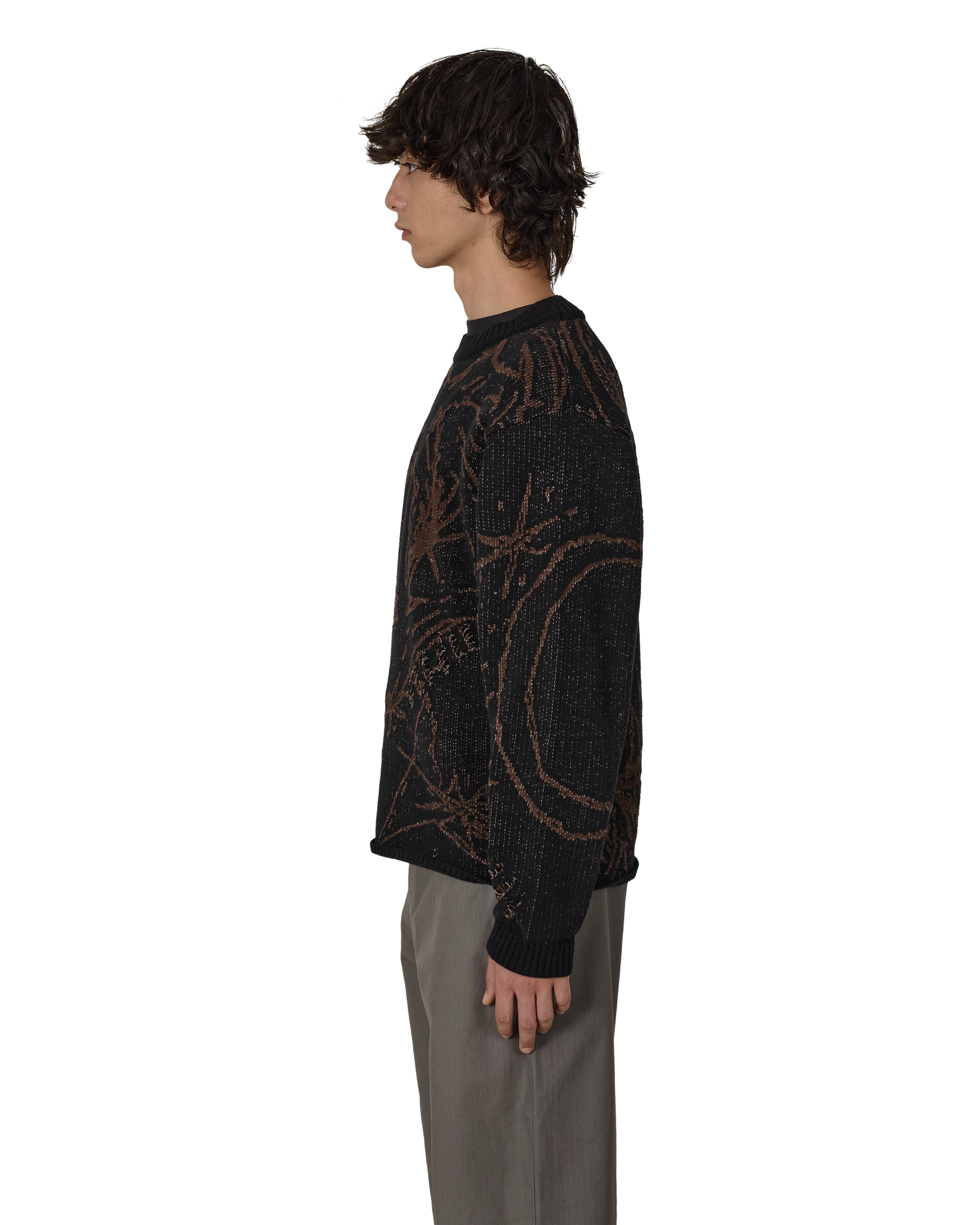 ROA Ryli Cotton Knit Crewneck J328925-S-Black 2