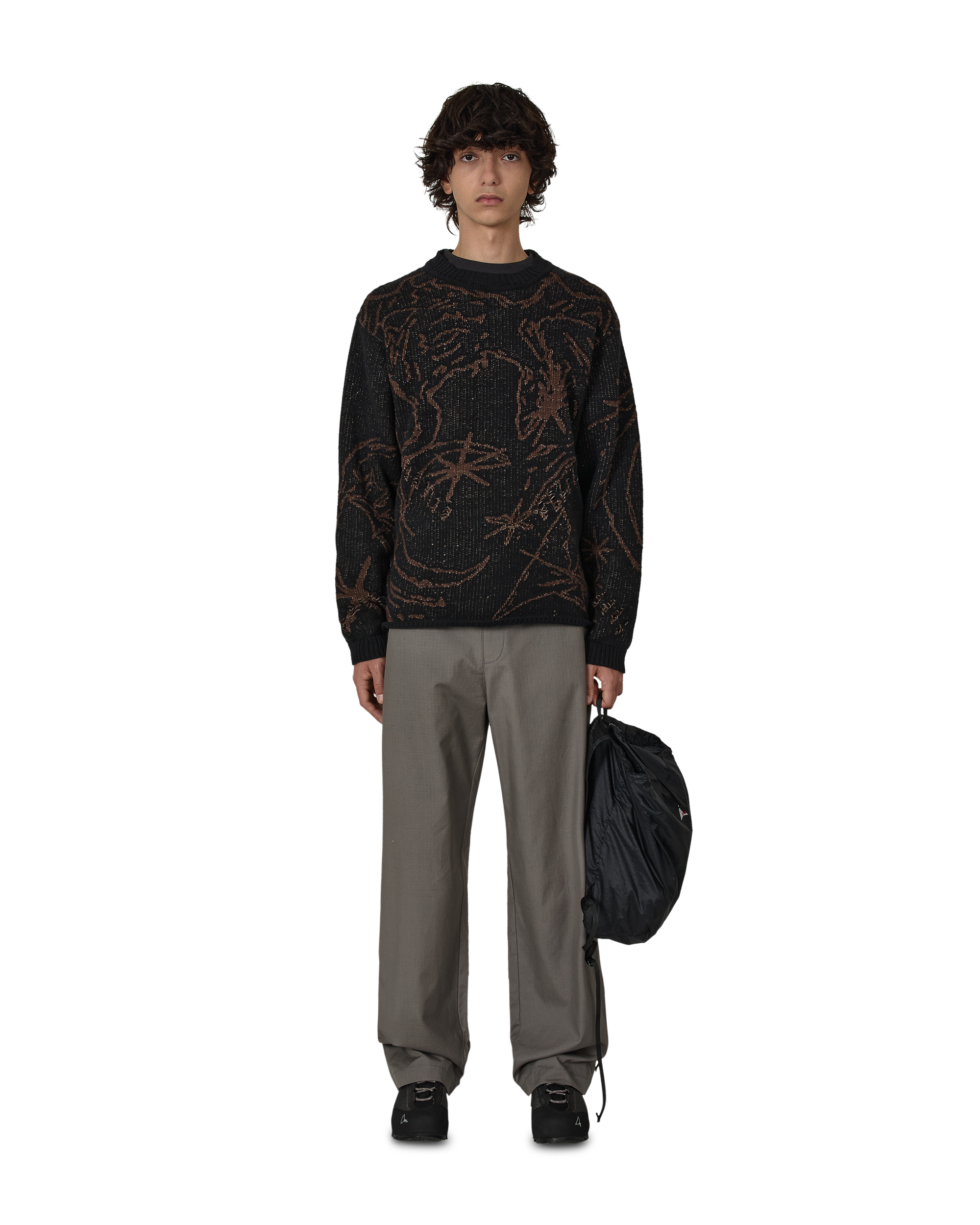 ROA Ryli Cotton Knit Crewneck J328925-S-Black 4