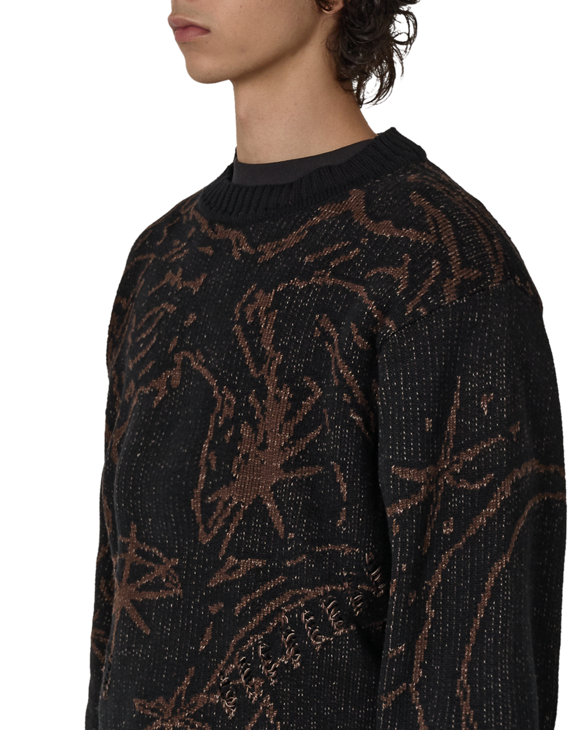 ROA Ryli Cotton Knit Crewneck J328925-S-Black 5