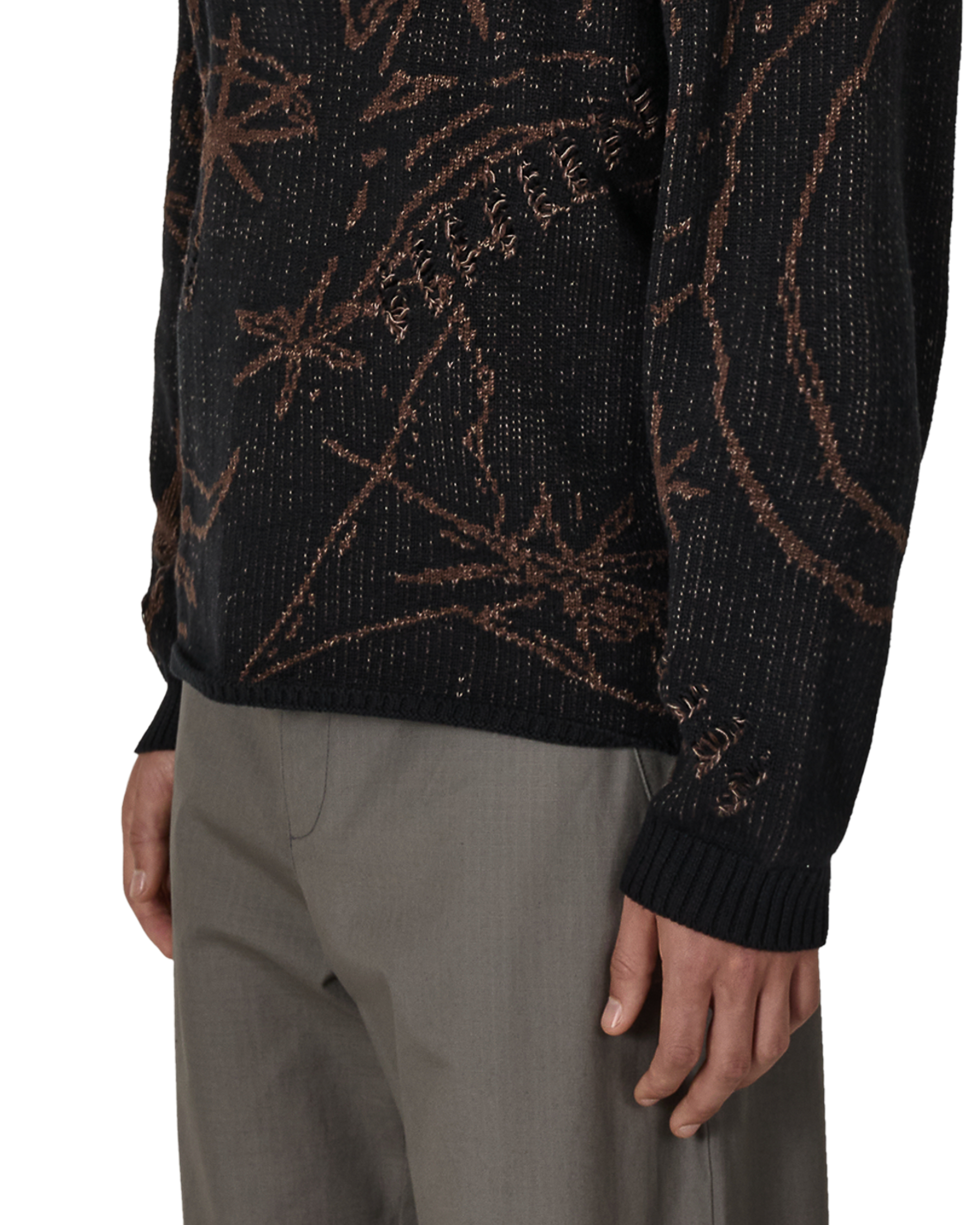 ROA Ryli Cotton Knit Crewneck J328925-S-Black 6