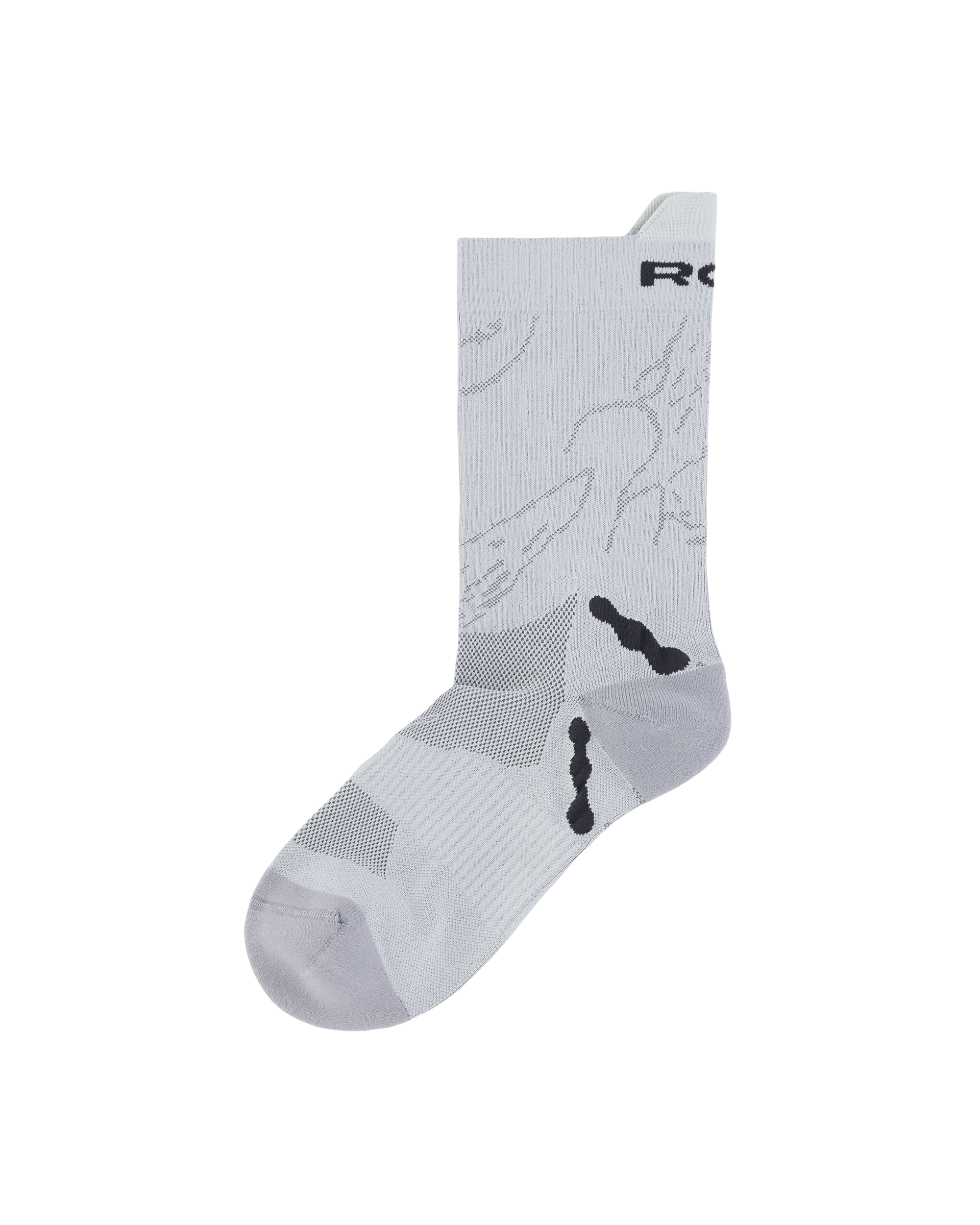 ROA Ryli Q Skin Technical Crew Socks J330188-35-38-White 2