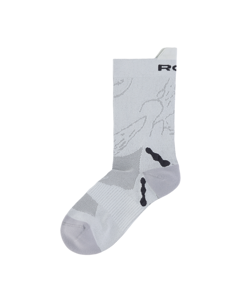 ROA Ryli Q Skin Technical Crew Socks J330188-35-38-White front