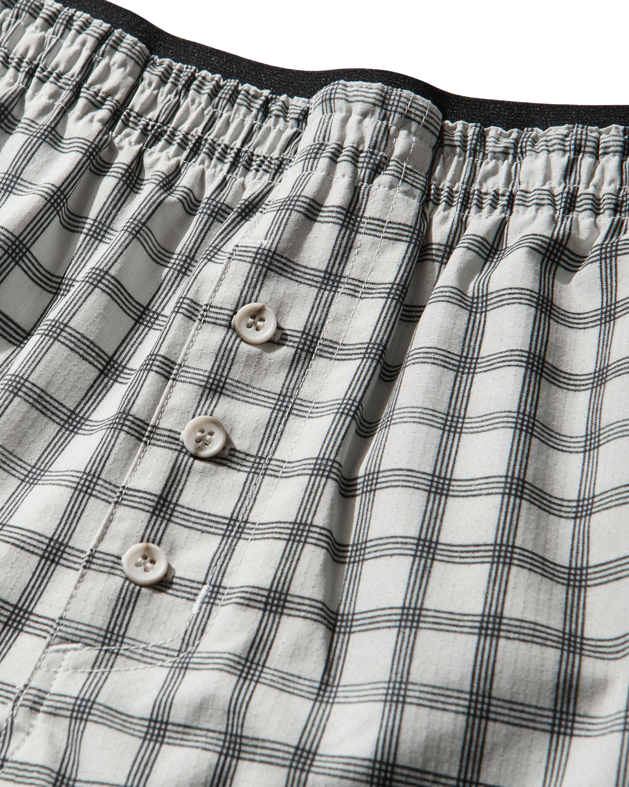 ROA Aair Floweave Printed Check Shorts J330189-XS-White 4