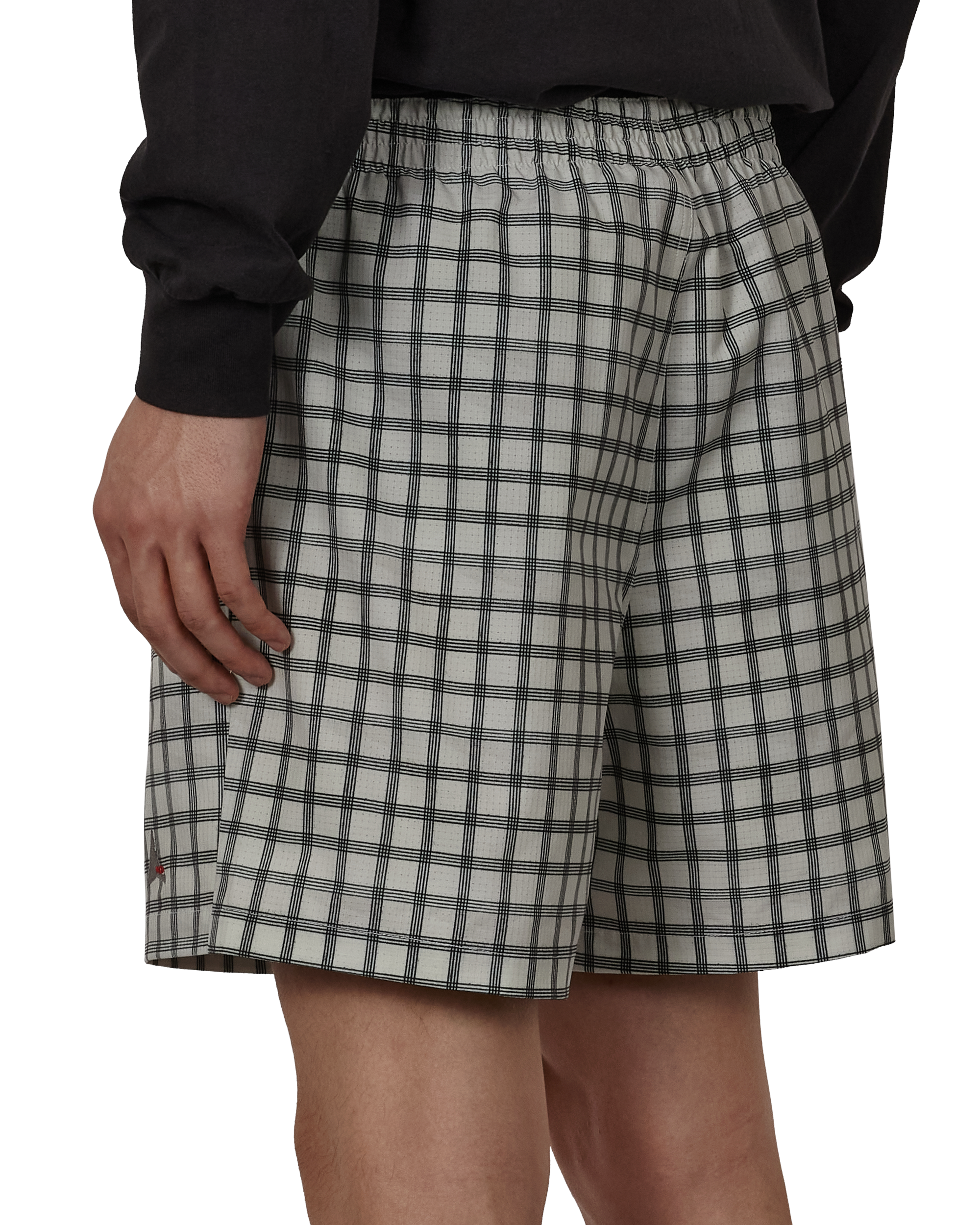 ROA Aair Floweave Printed Check Shorts J330189-XS-White 6