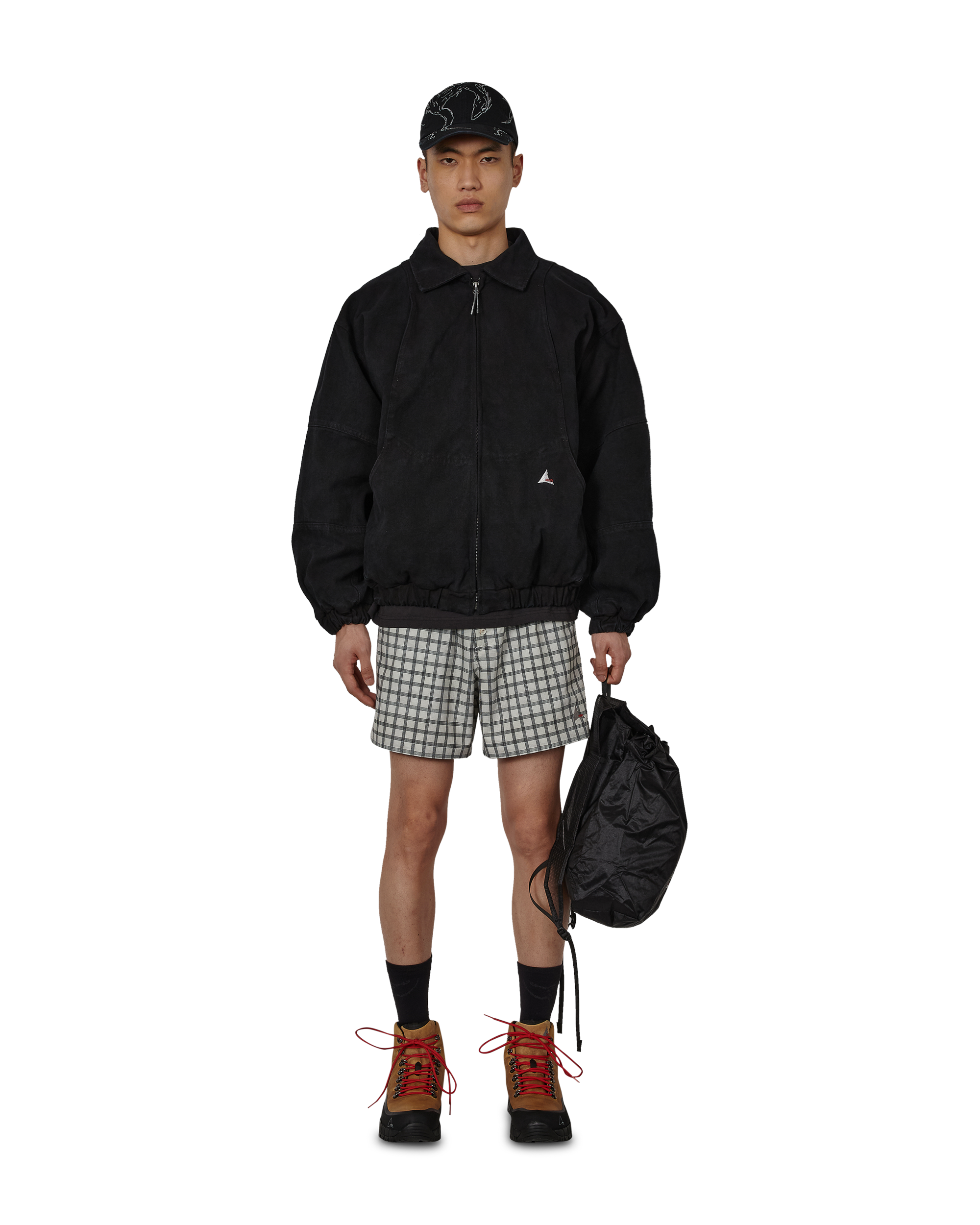 ROA Aair Floweave Printed Check Shorts J330189-XS-White 4