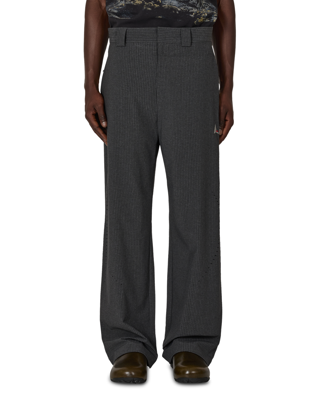 ROA Numb Pinstriped Packable Pants J330190-XS-Black front