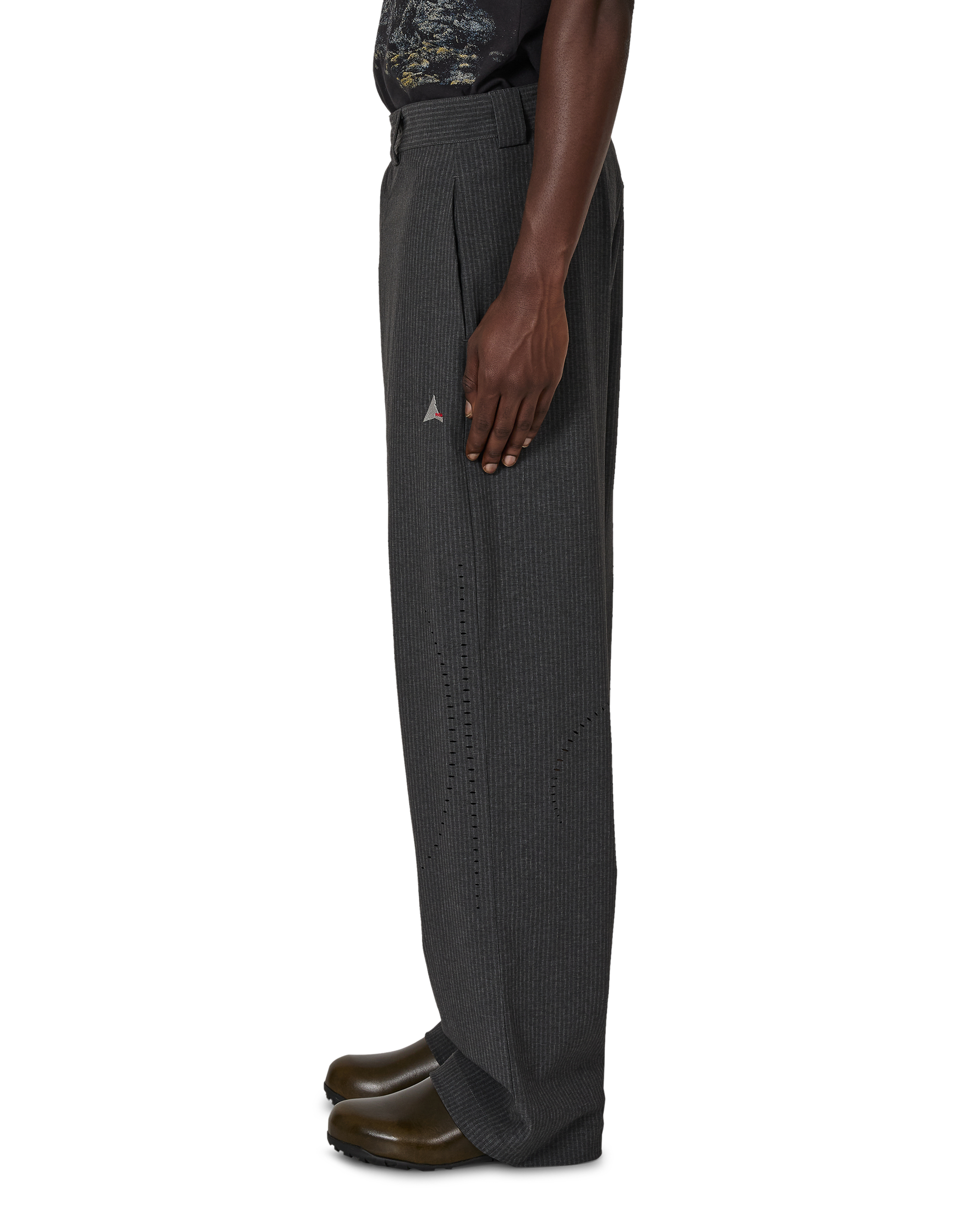 ROA Numb Pinstriped Packable Pants J330190-XS-Black 2