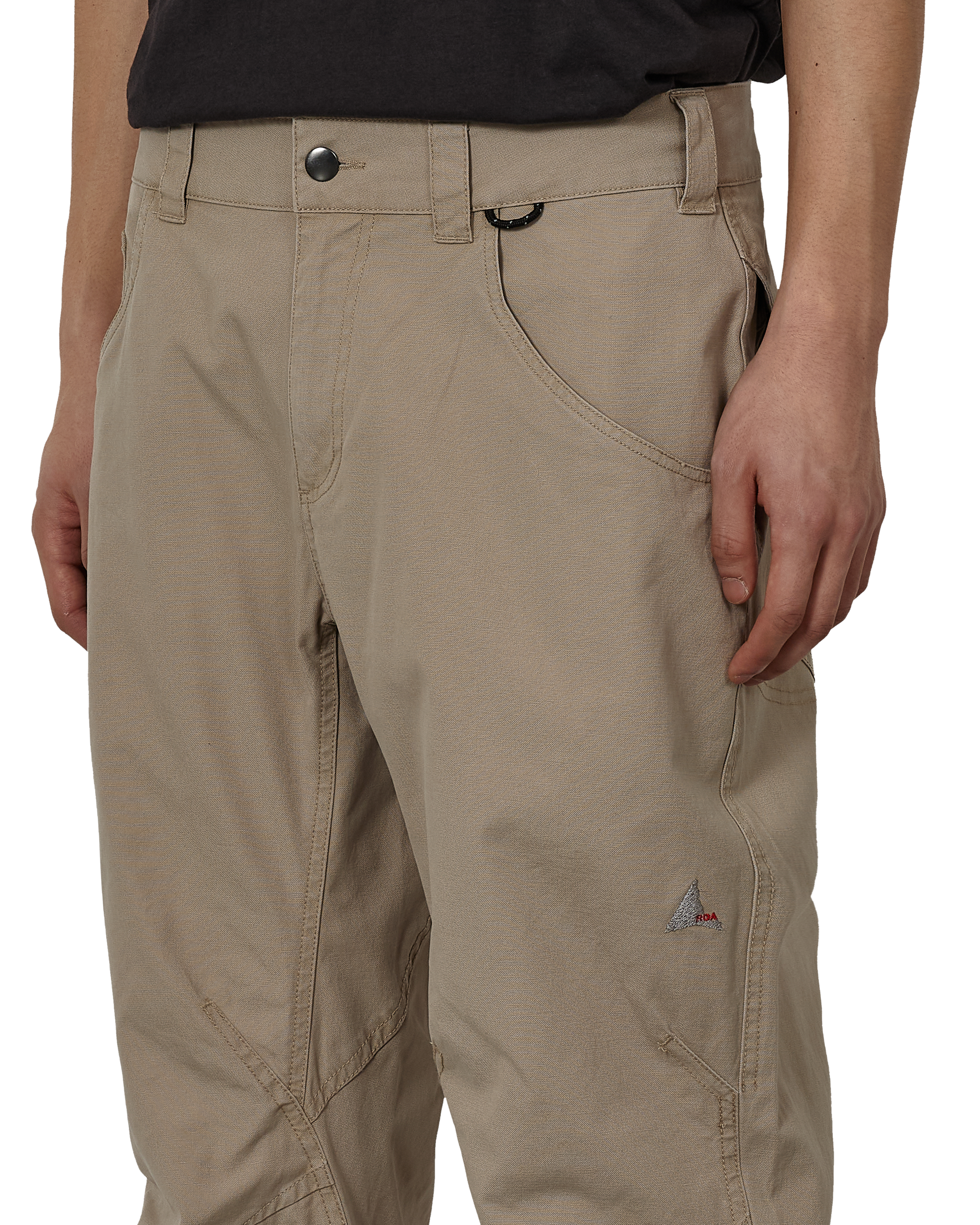 ROA Crimp Shaped Cotton Pants J330252-S-Beige 5